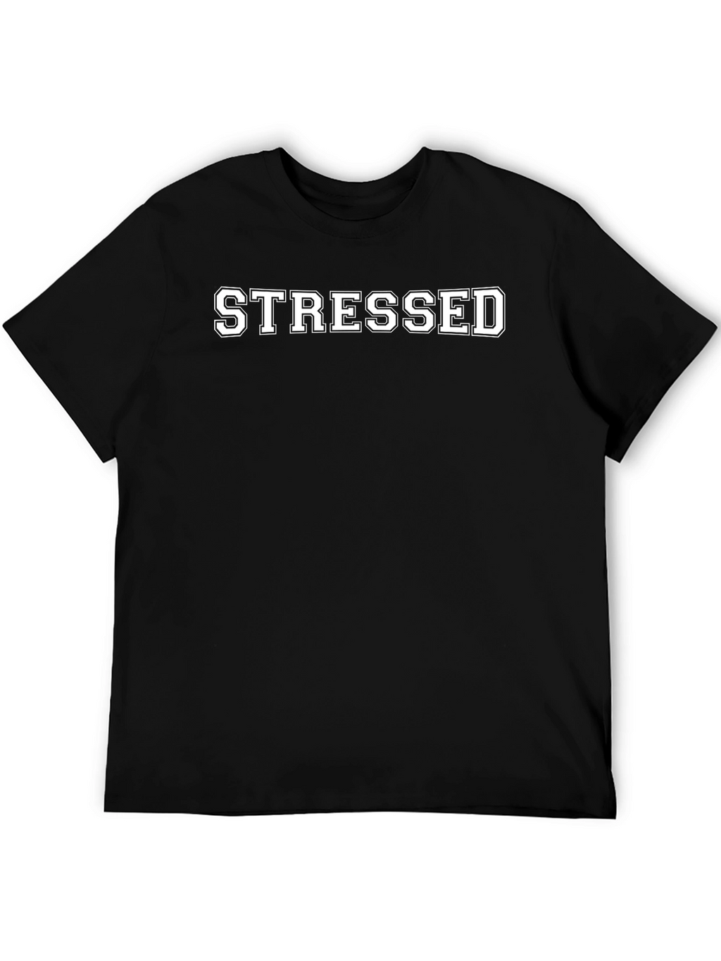 Stressed Black Graphic Tee