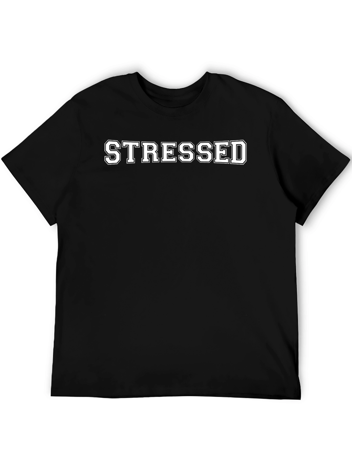 Stressed Black Graphic Tee