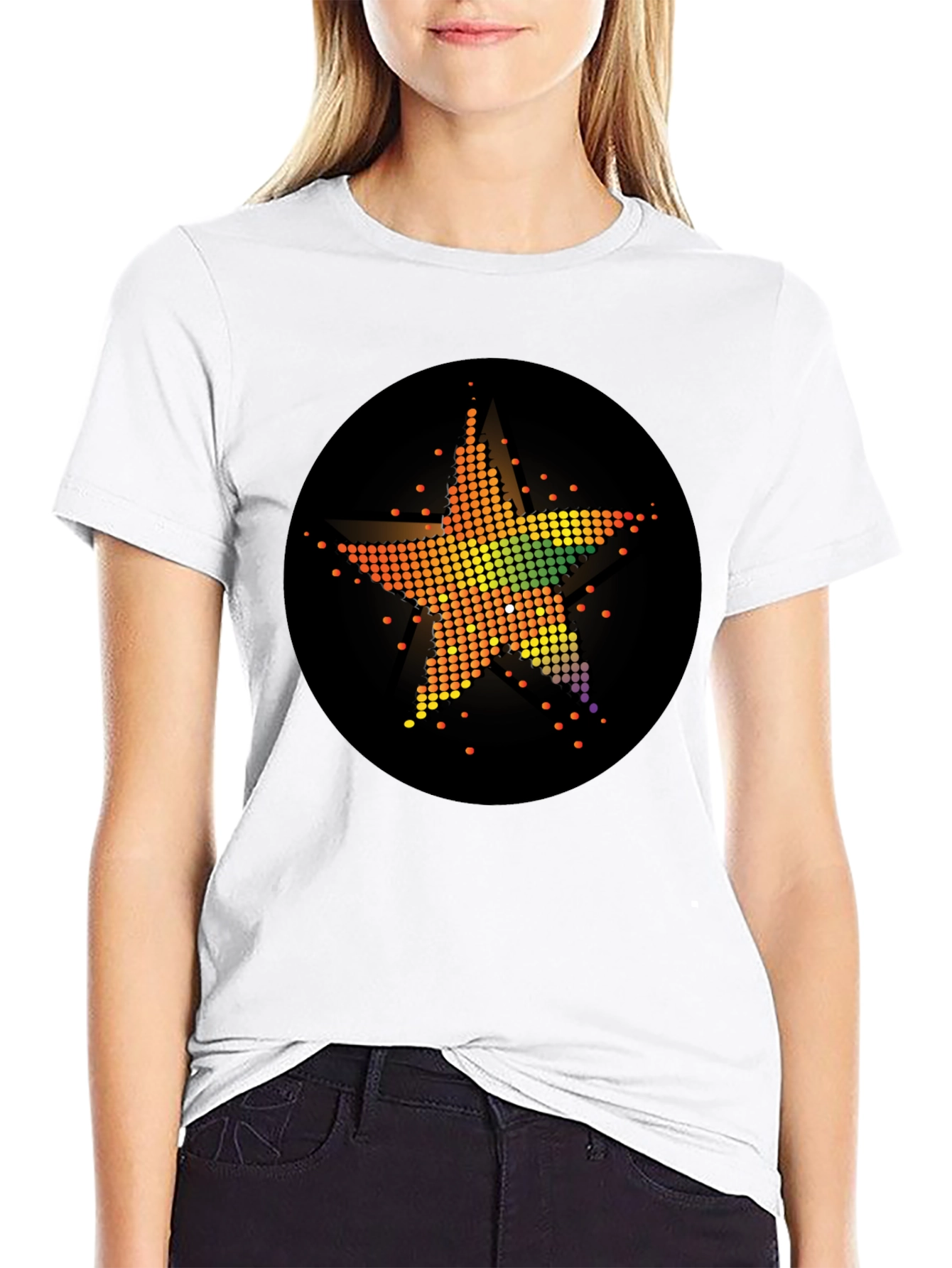 Star Burst Graphic Tee - Trendy Design