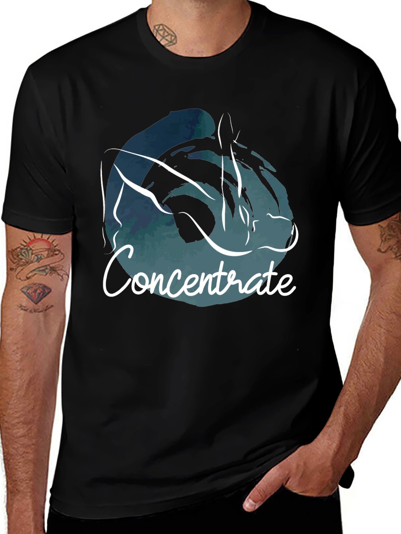 Concentrate T-Shirt - Black