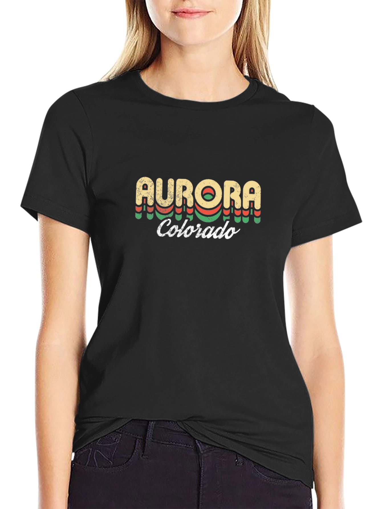 Aurora Colorado Retro Graphic T-Shirt