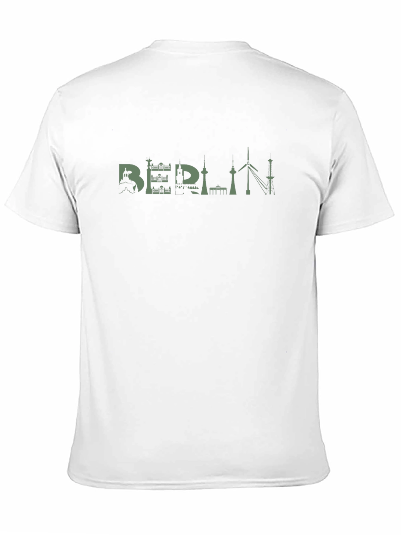 Berlin Skyline Black Graphic Tee - City Silhouette T-Shirt