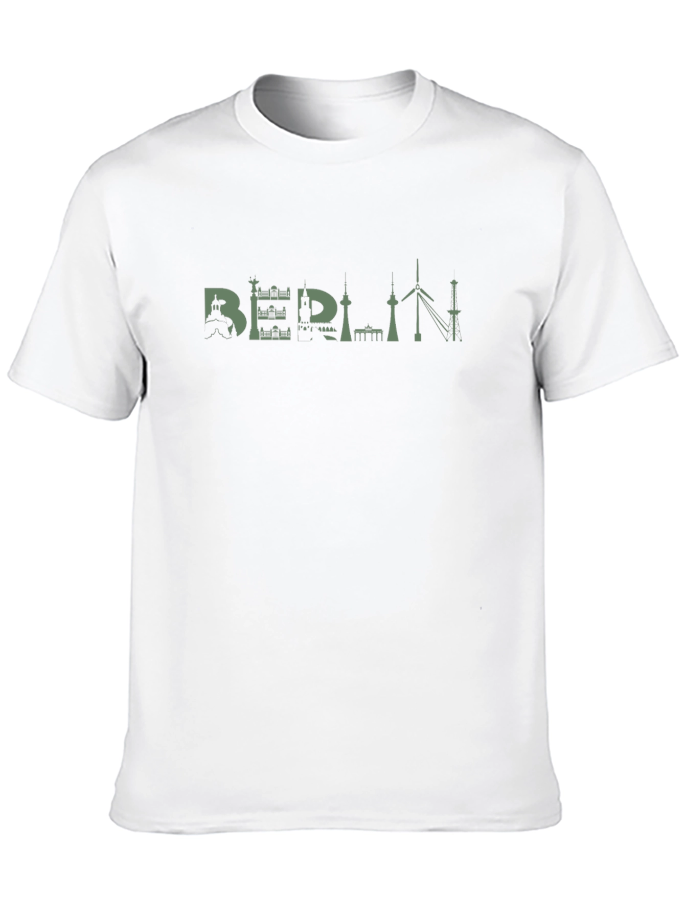 Berlin Skyline Black Graphic Tee - City Silhouette T-Shirt