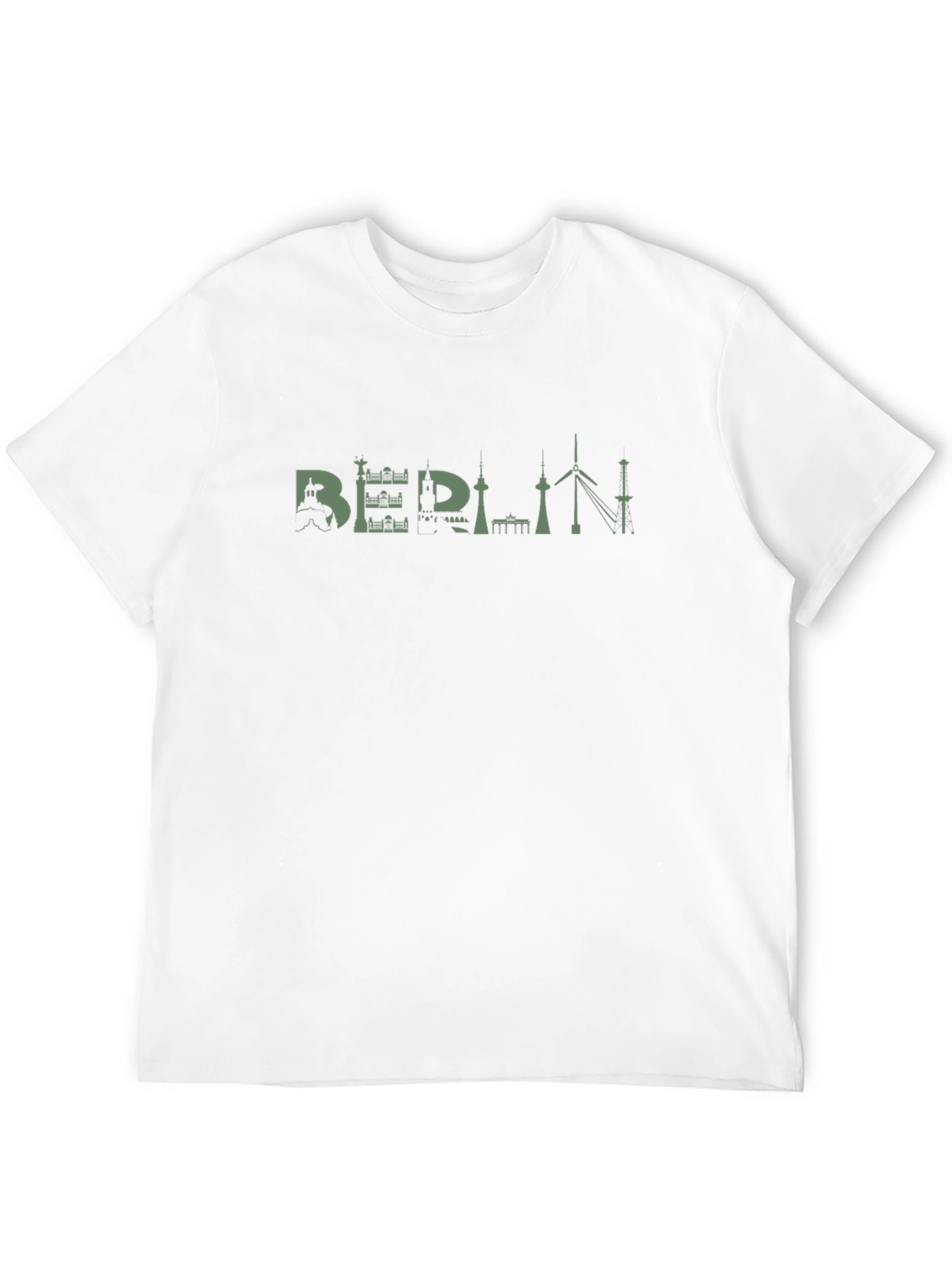 Berlin Skyline Black Graphic Tee - City Silhouette T-Shirt