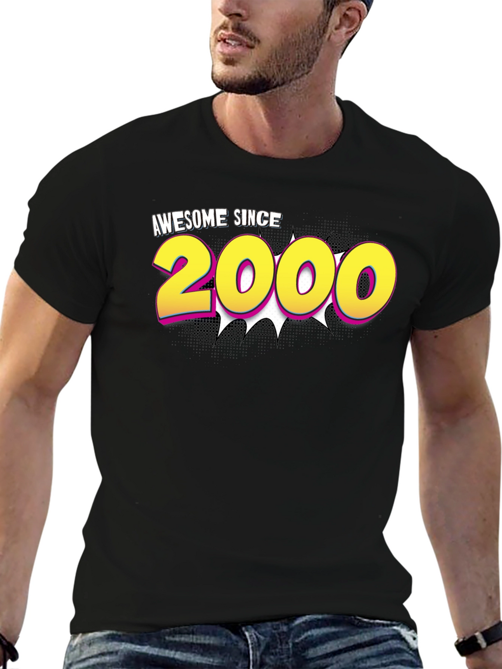 Awesome Since 2000 Graphic T-Shirt