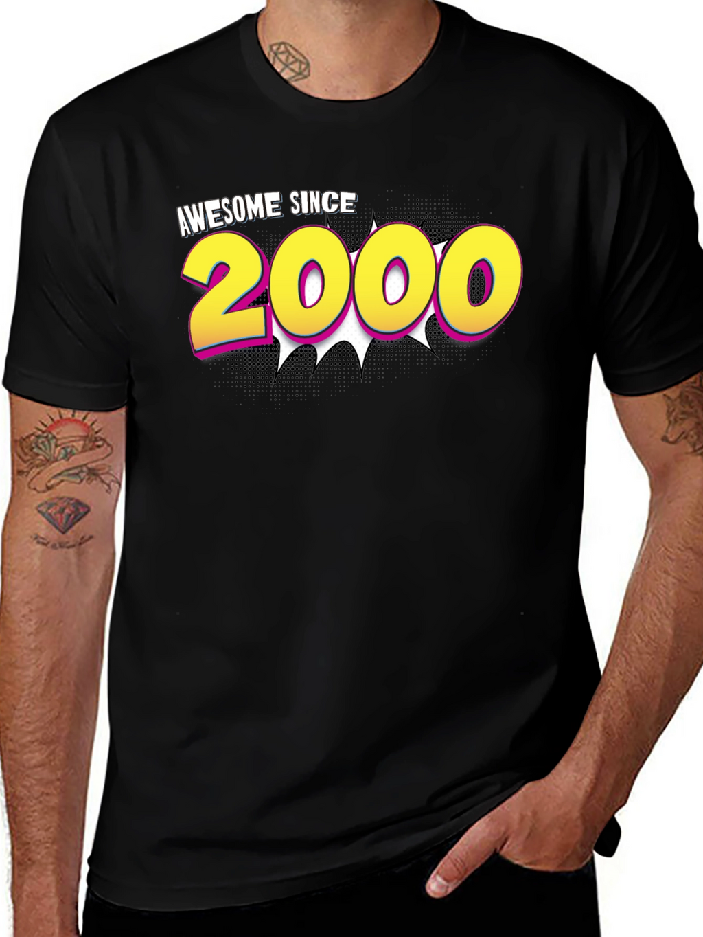 Awesome Since 2000 Graphic T-Shirt