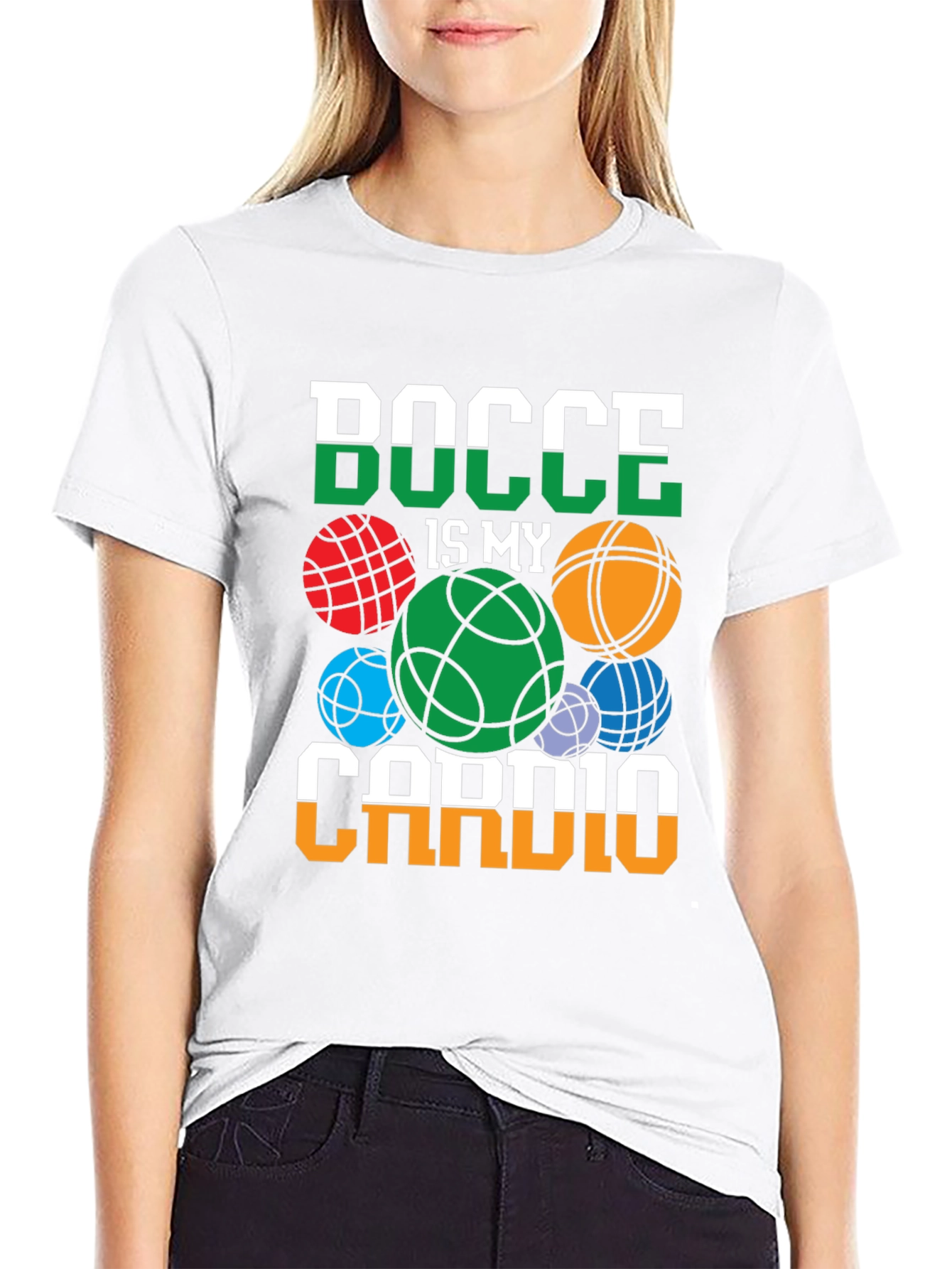 Bocce Is My Cardio Graphic Tee