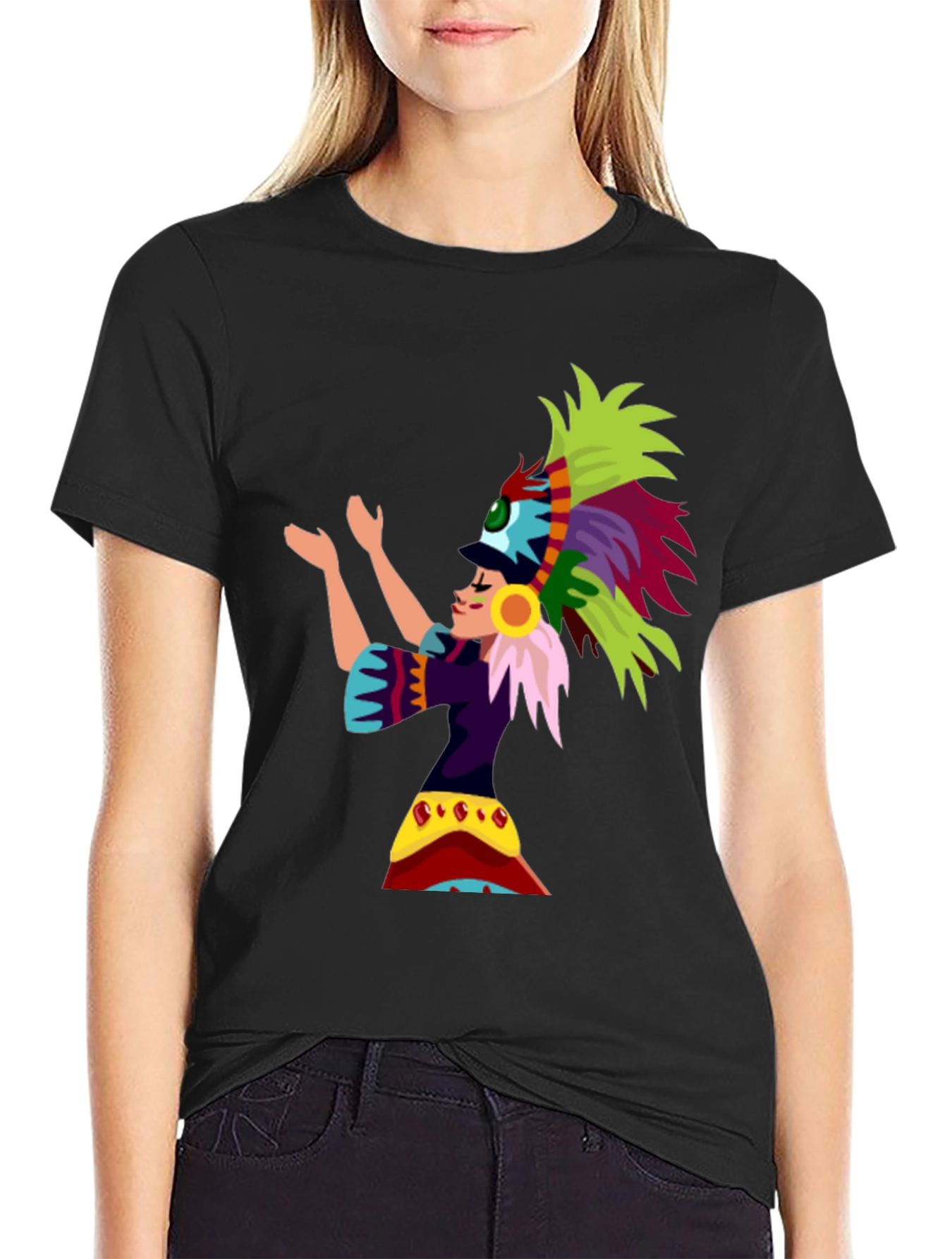 Aztec Dancer Graphic T-Shirt