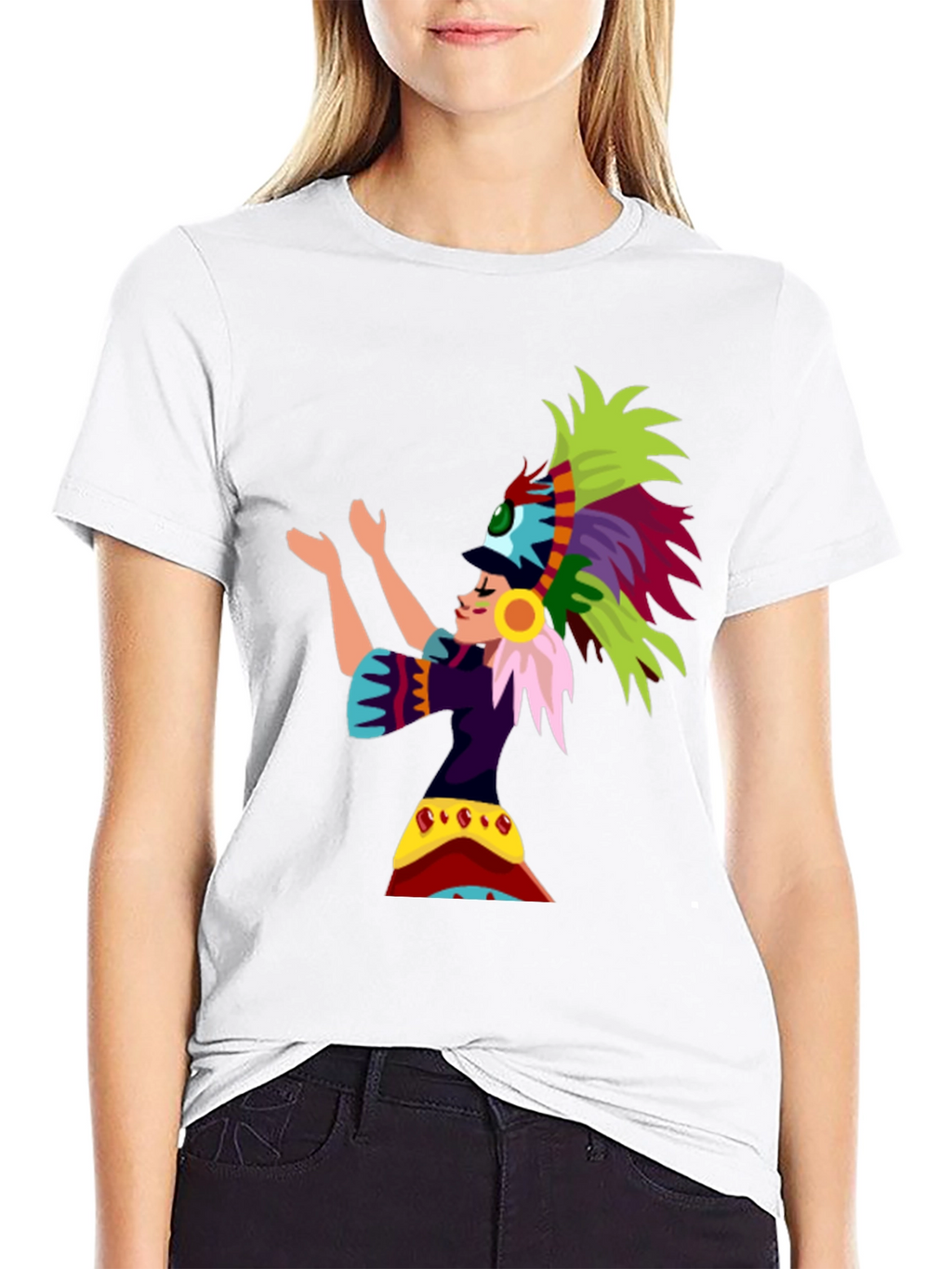 Aztec Dancer Graphic T-Shirt