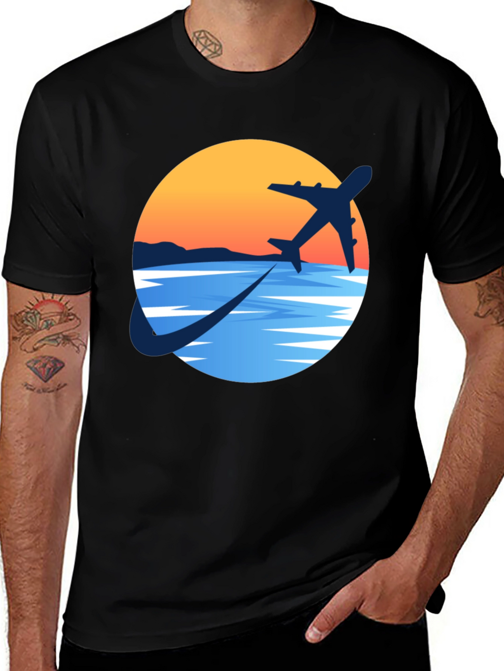Adventure Awaits: Airplane Graphic Tee