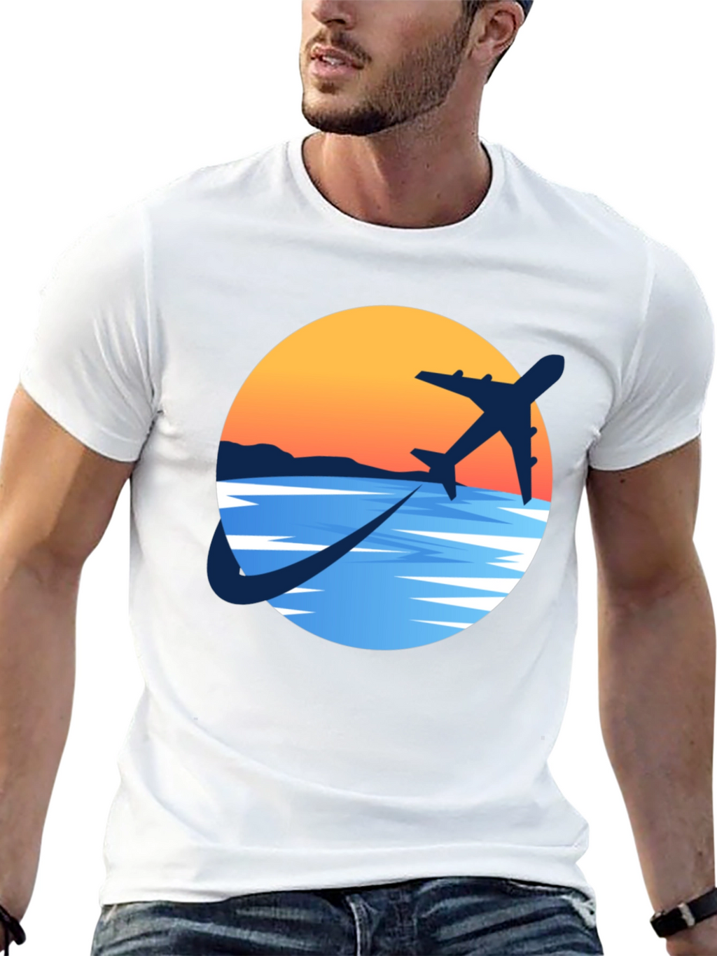 Adventure Awaits: Airplane Graphic Tee