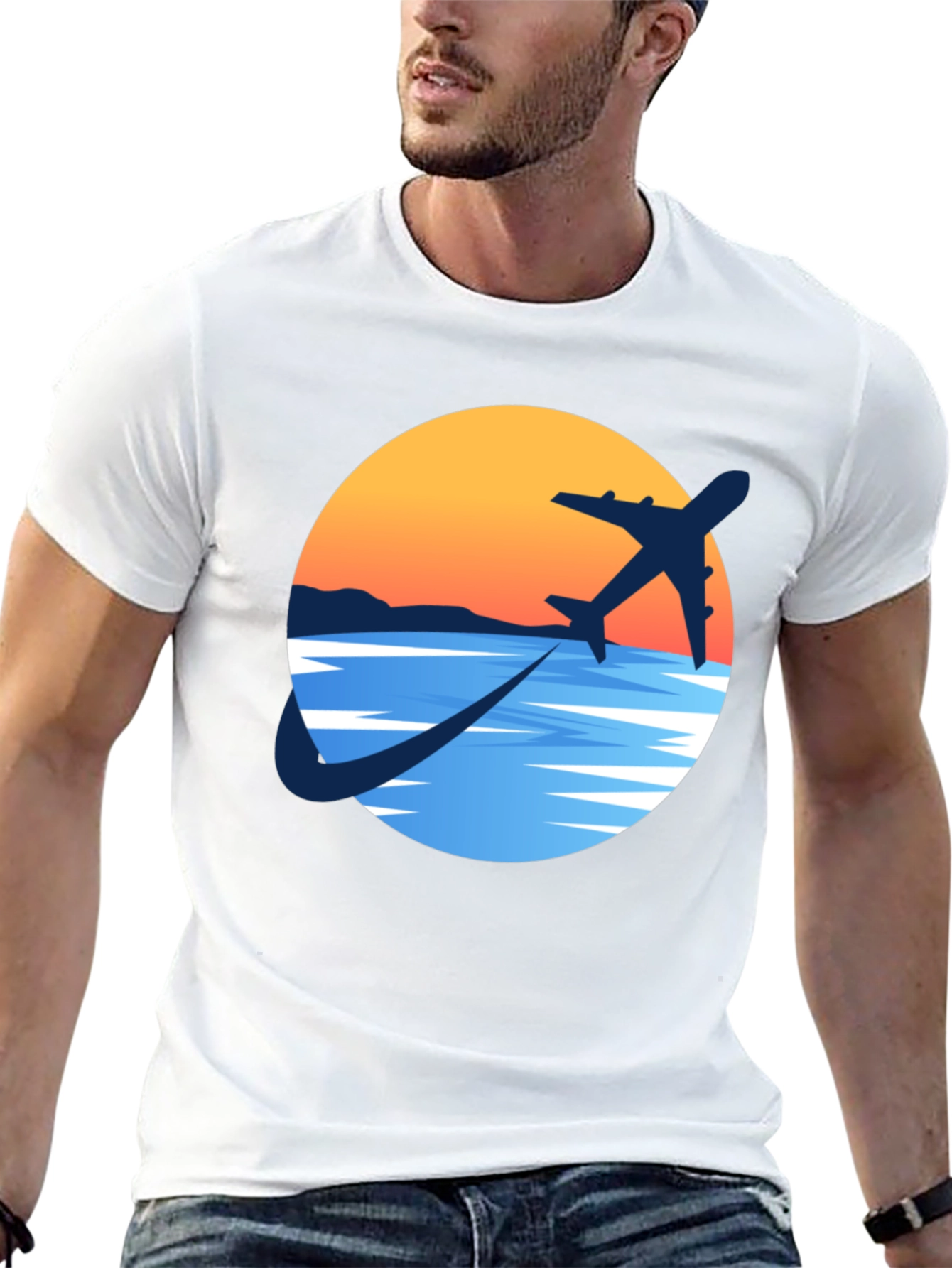 Adventure Awaits: Airplane Graphic Tee