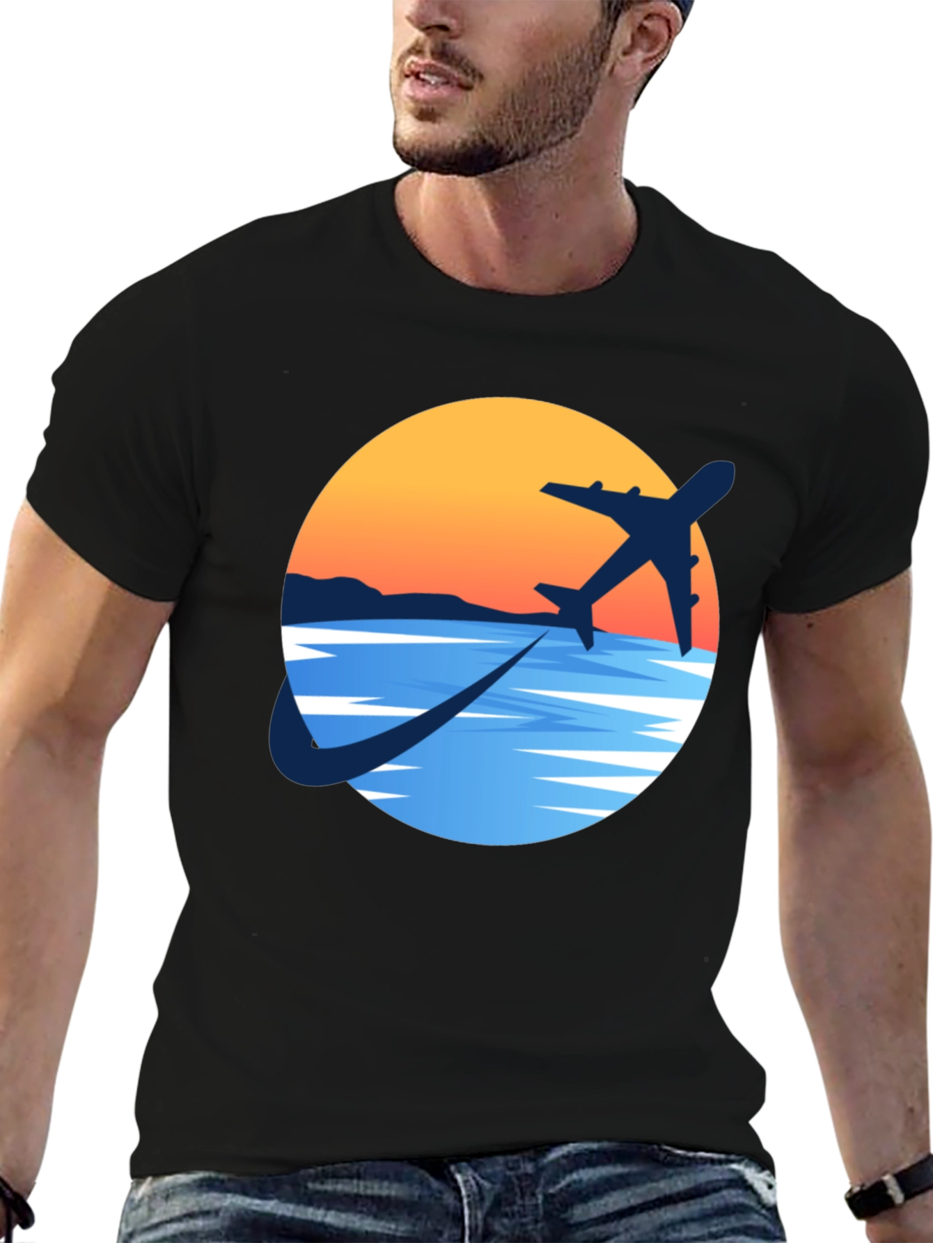 Adventure Awaits: Airplane Graphic Tee