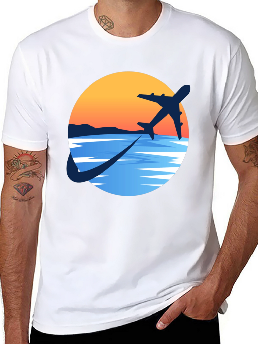 Adventure Awaits: Airplane Graphic Tee