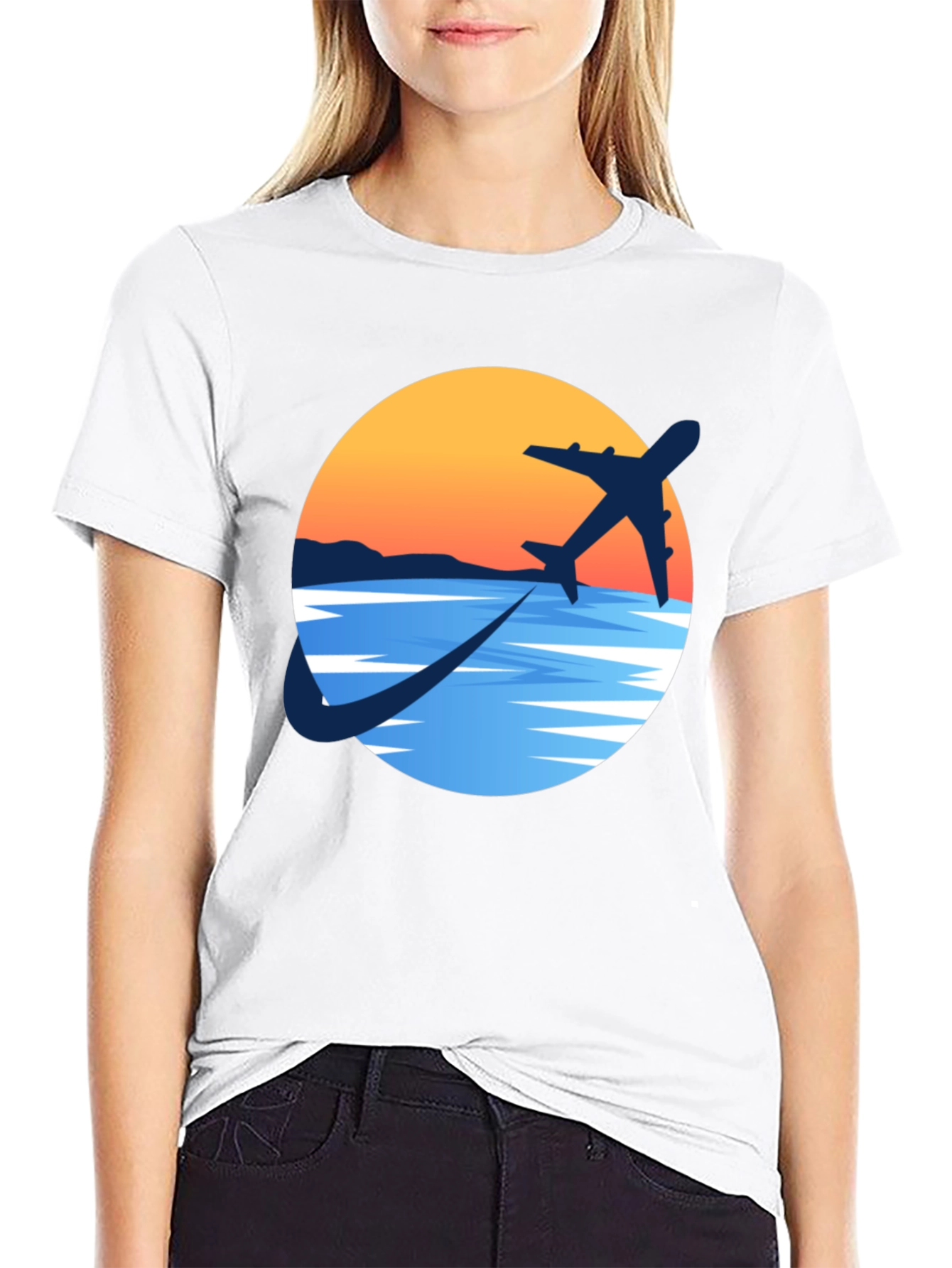 Adventure Awaits: Airplane Graphic Tee