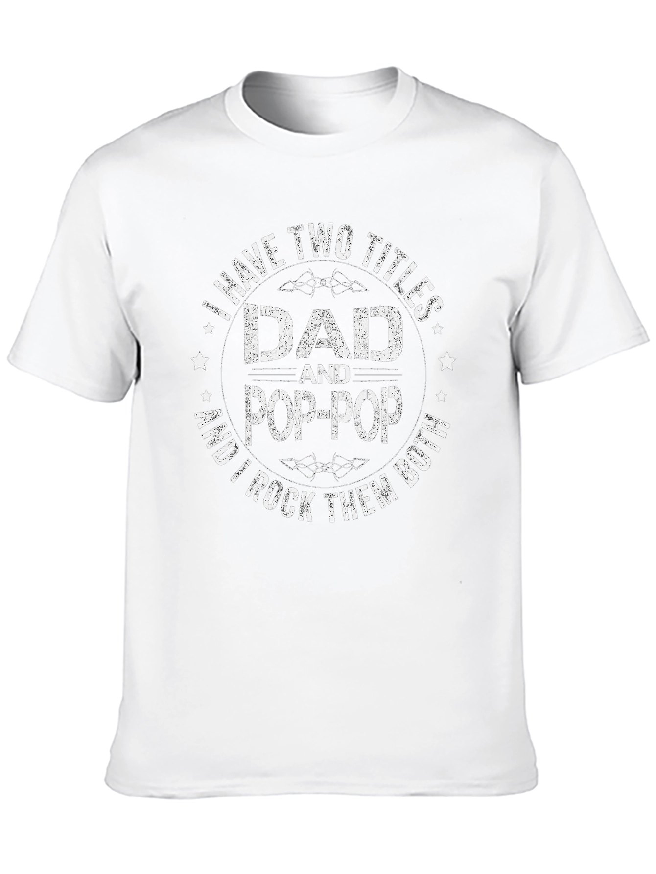 Dad and Pop-Pop T-Shirt - I Rock Them Both