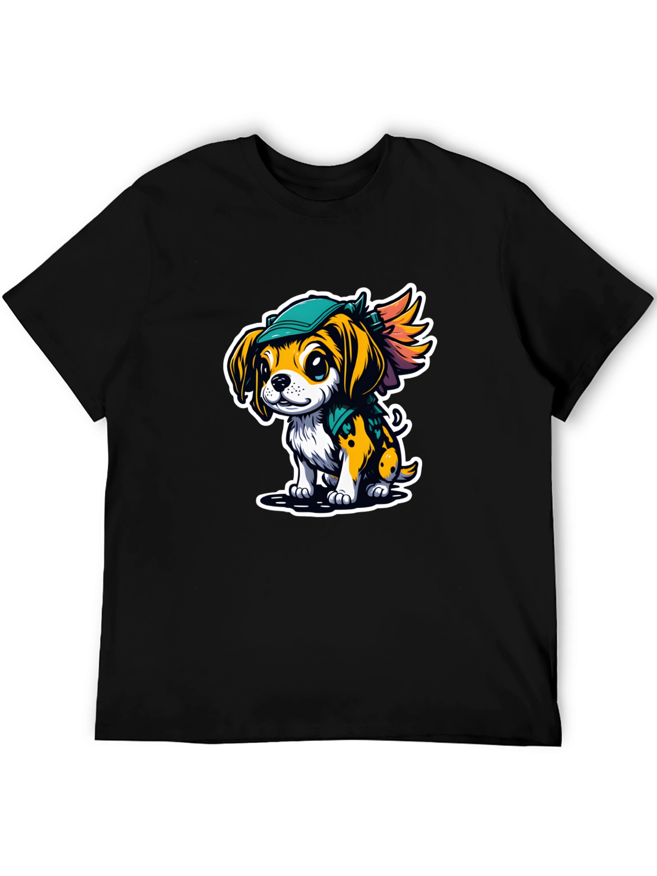 Cartoon Puppy Graphic Tee