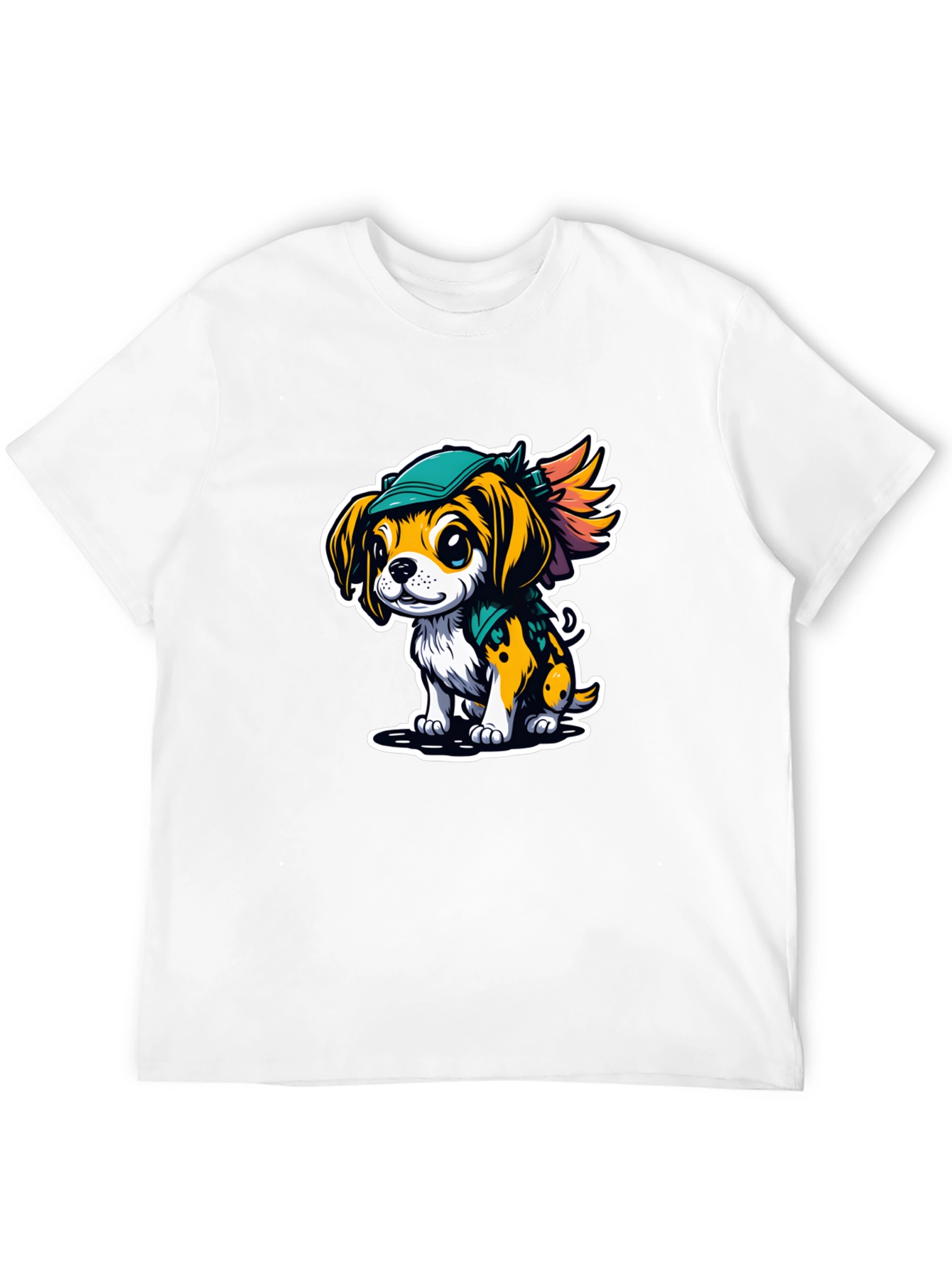 Cartoon Puppy Graphic Tee