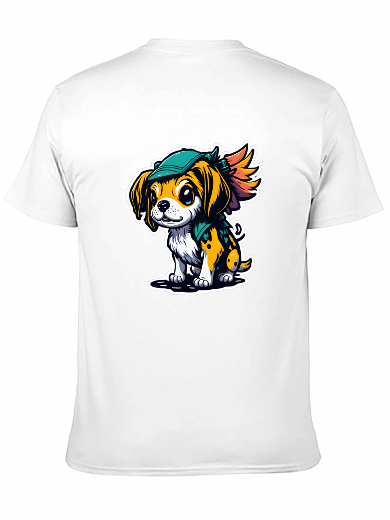 Cartoon Puppy Graphic Tee
