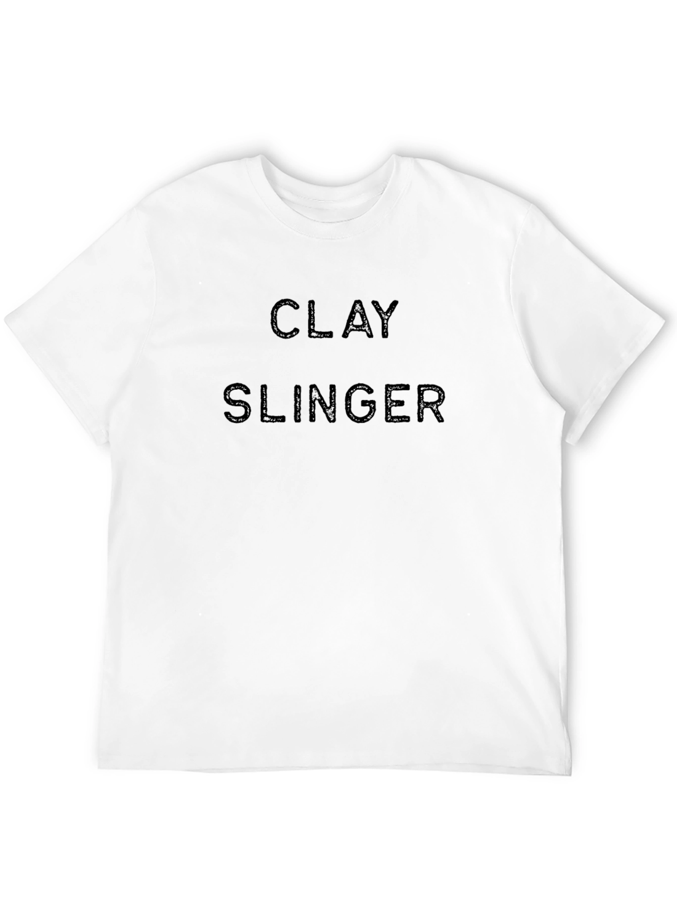 Clay Slinger Graphic Tee - Black Casual T-Shirt