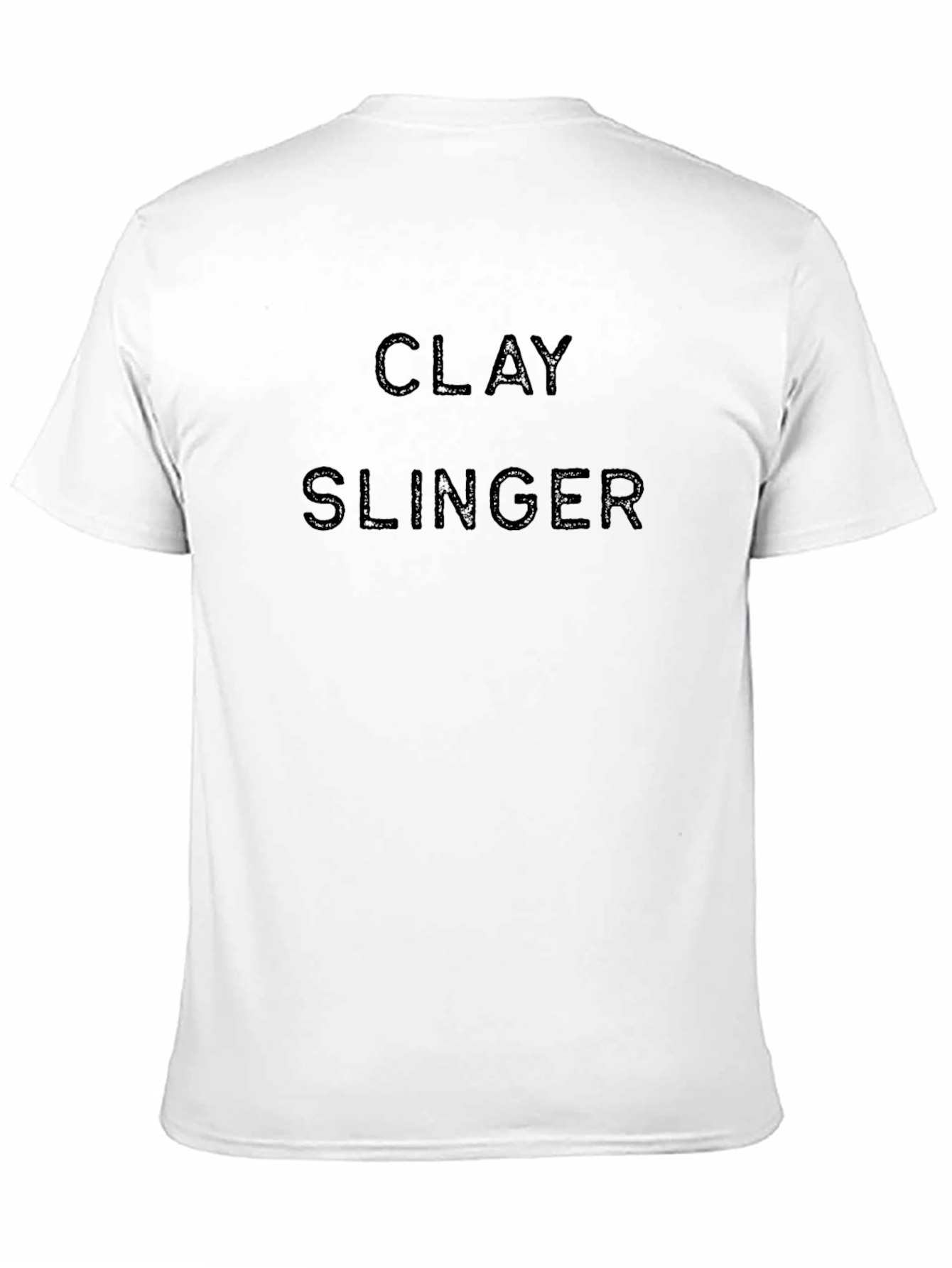 Clay Slinger Graphic Tee - Black Casual T-Shirt