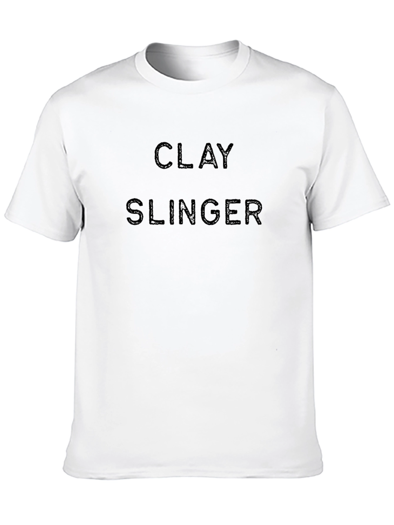 Clay Slinger Graphic Tee - Black Casual T-Shirt