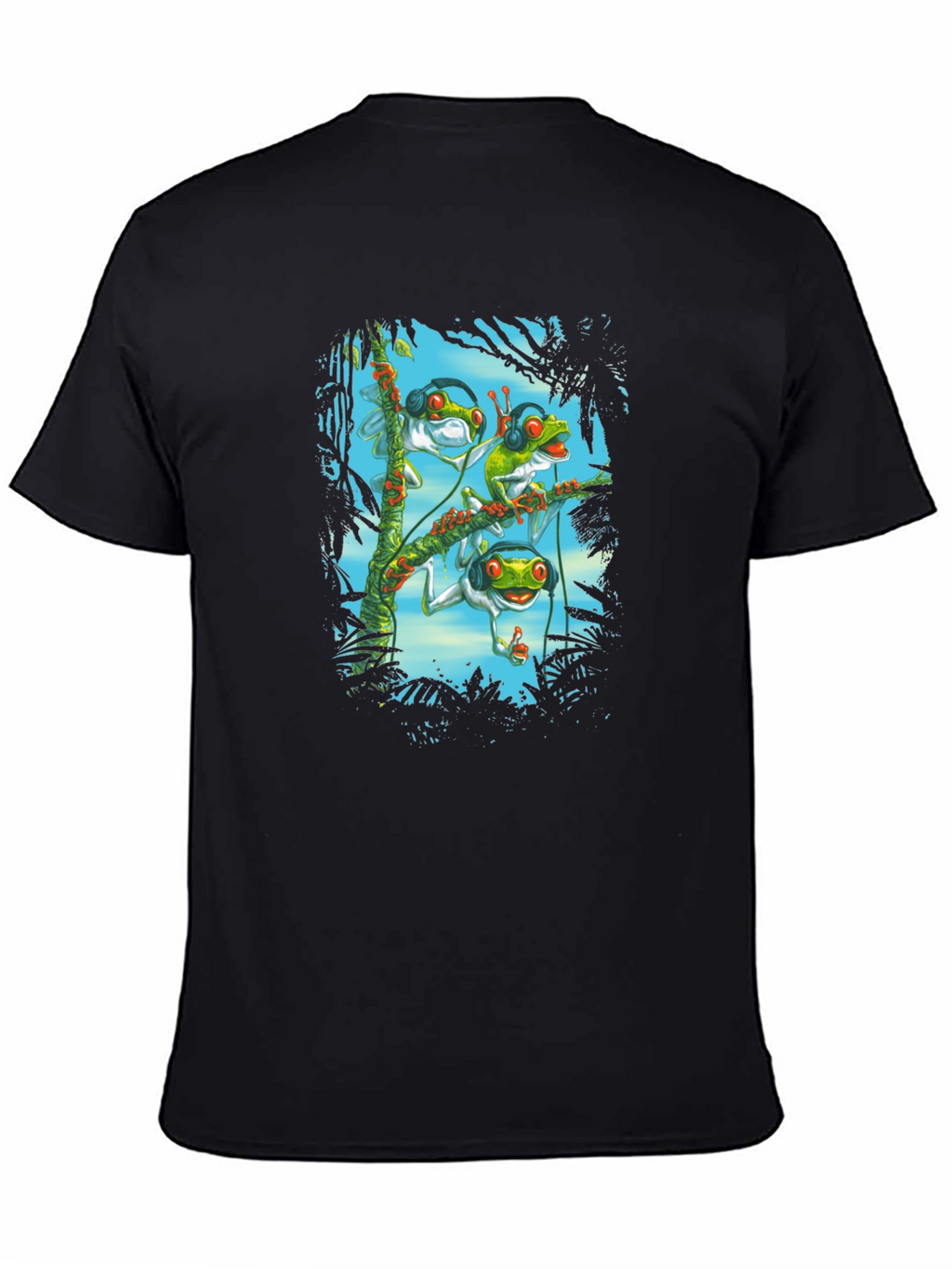 DJ Frog T-Shirt - Funky Amphibian Design
