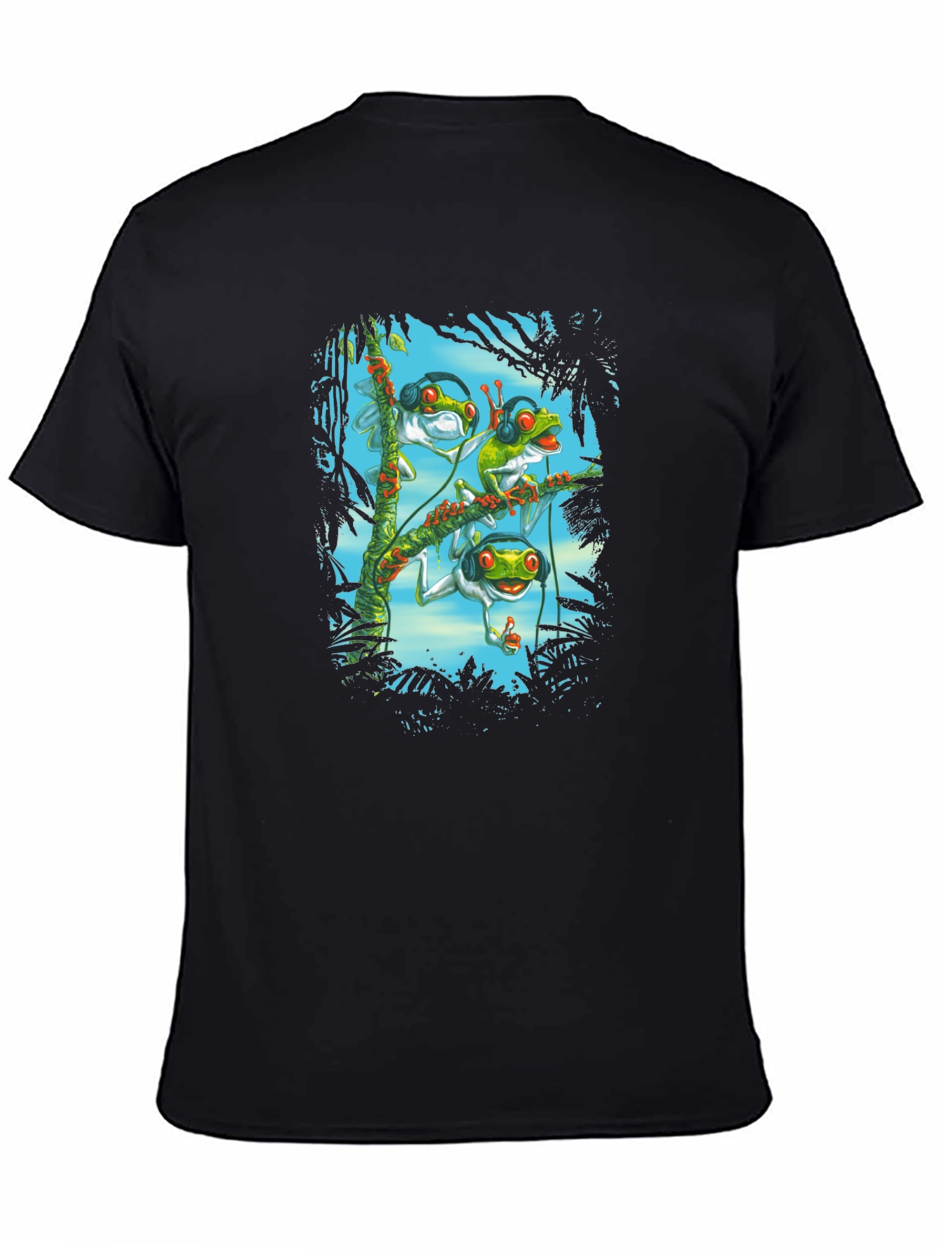 DJ Frog T-Shirt - Funky Amphibian Design