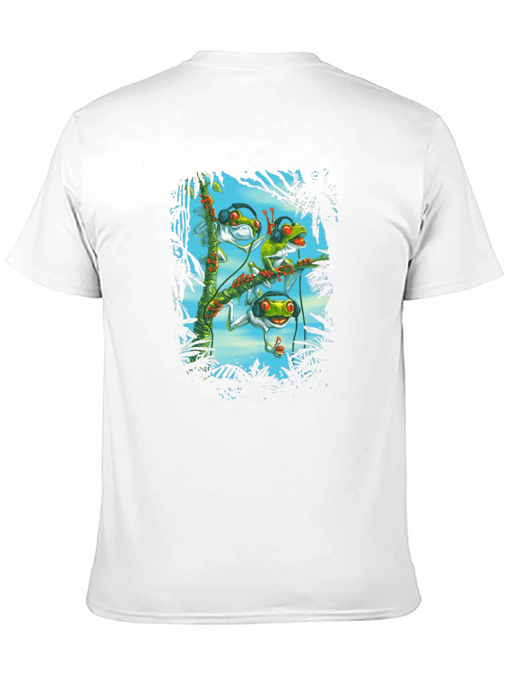 DJ Frog T-Shirt - Funky Amphibian Design