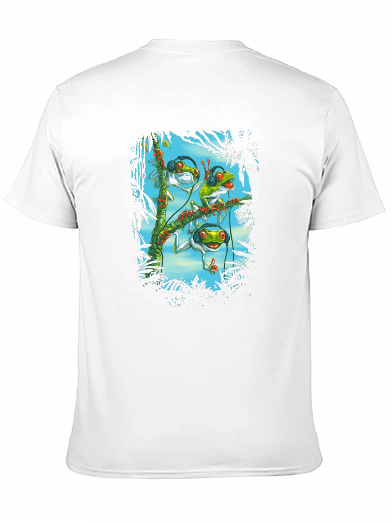 DJ Frog T-Shirt - Funky Amphibian Design