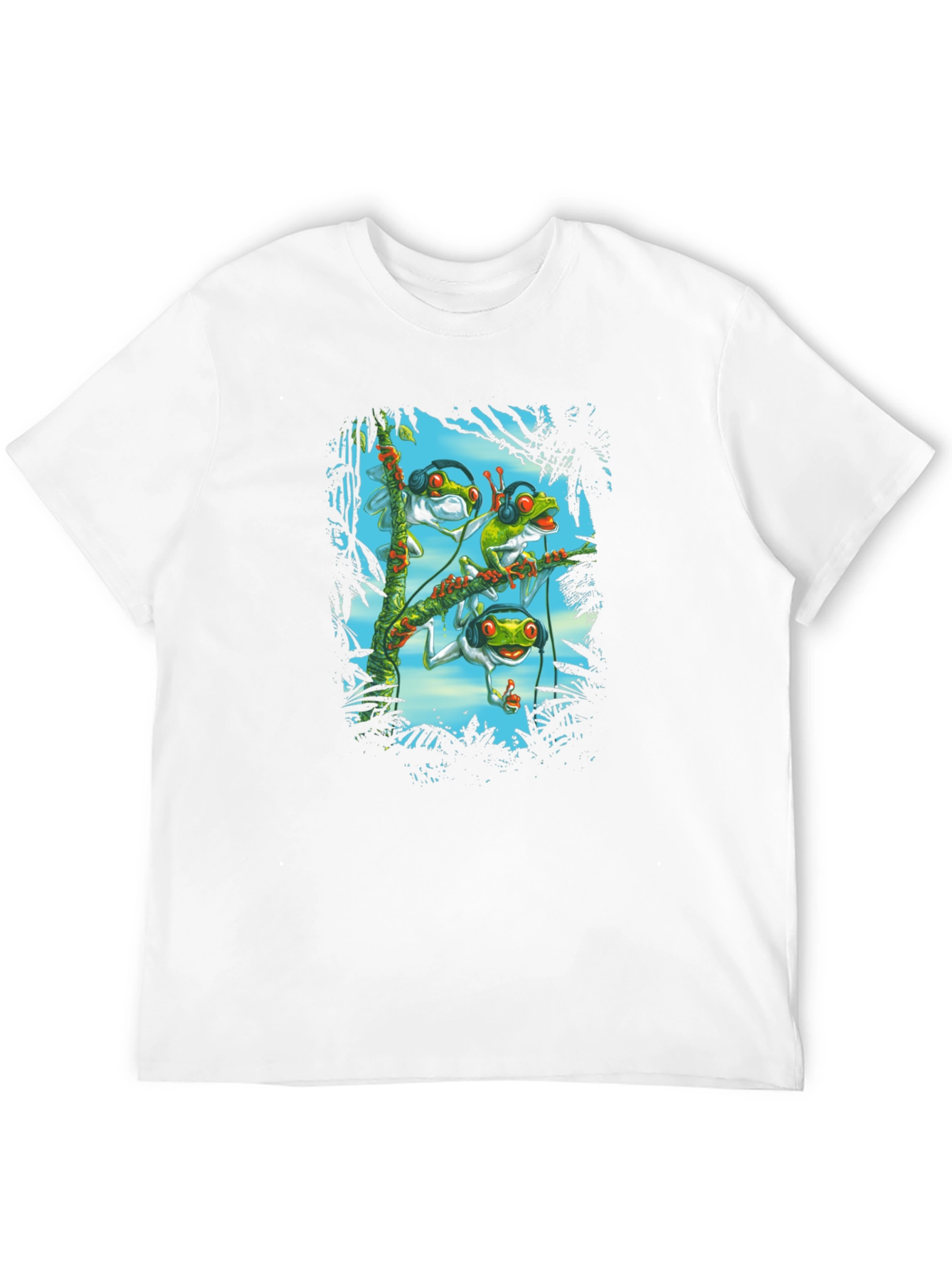 DJ Frog T-Shirt - Funky Amphibian Design