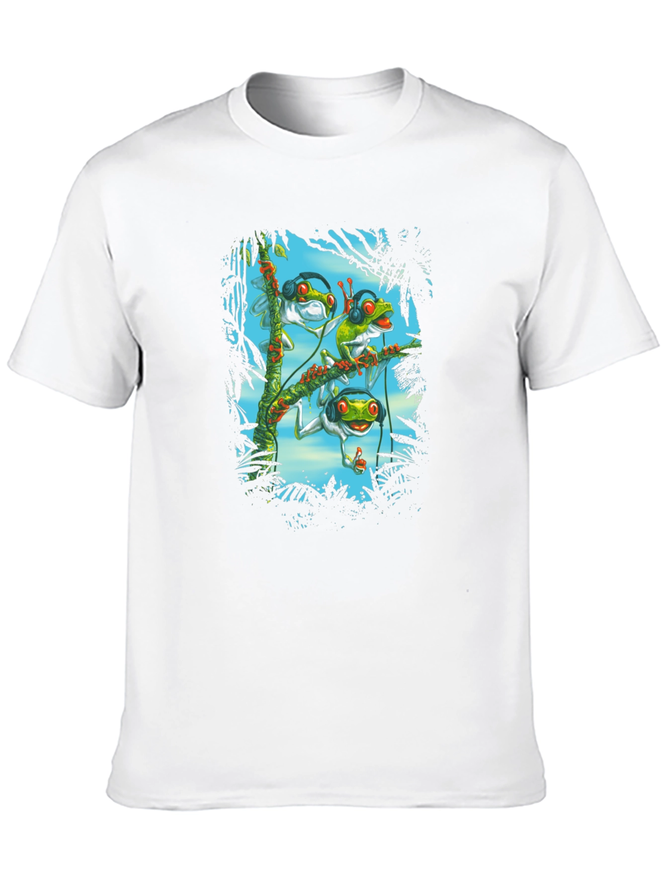 DJ Frog T-Shirt - Funky Amphibian Design