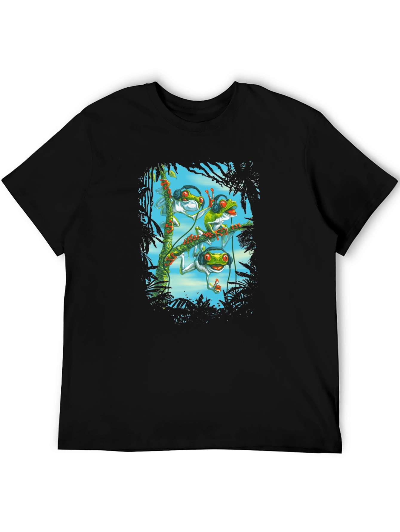 DJ Frog T-Shirt - Funky Amphibian Design