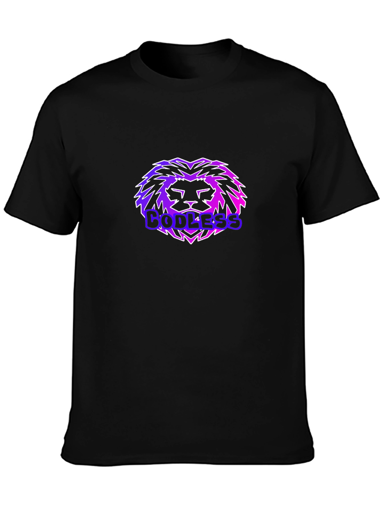 Codeless Lion Black T-Shirt