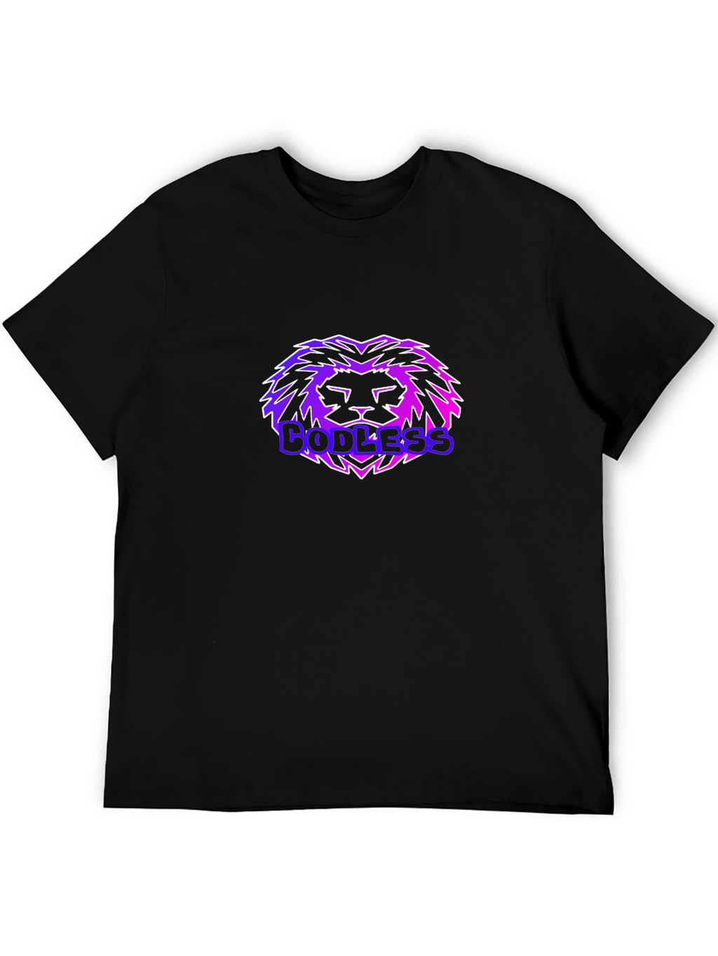 Codeless Lion Black T-Shirt