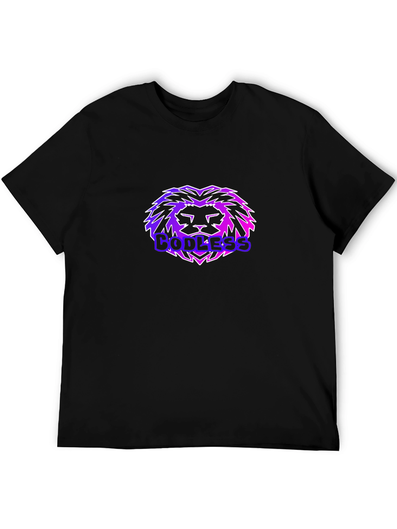 Codeless Lion Black T-Shirt