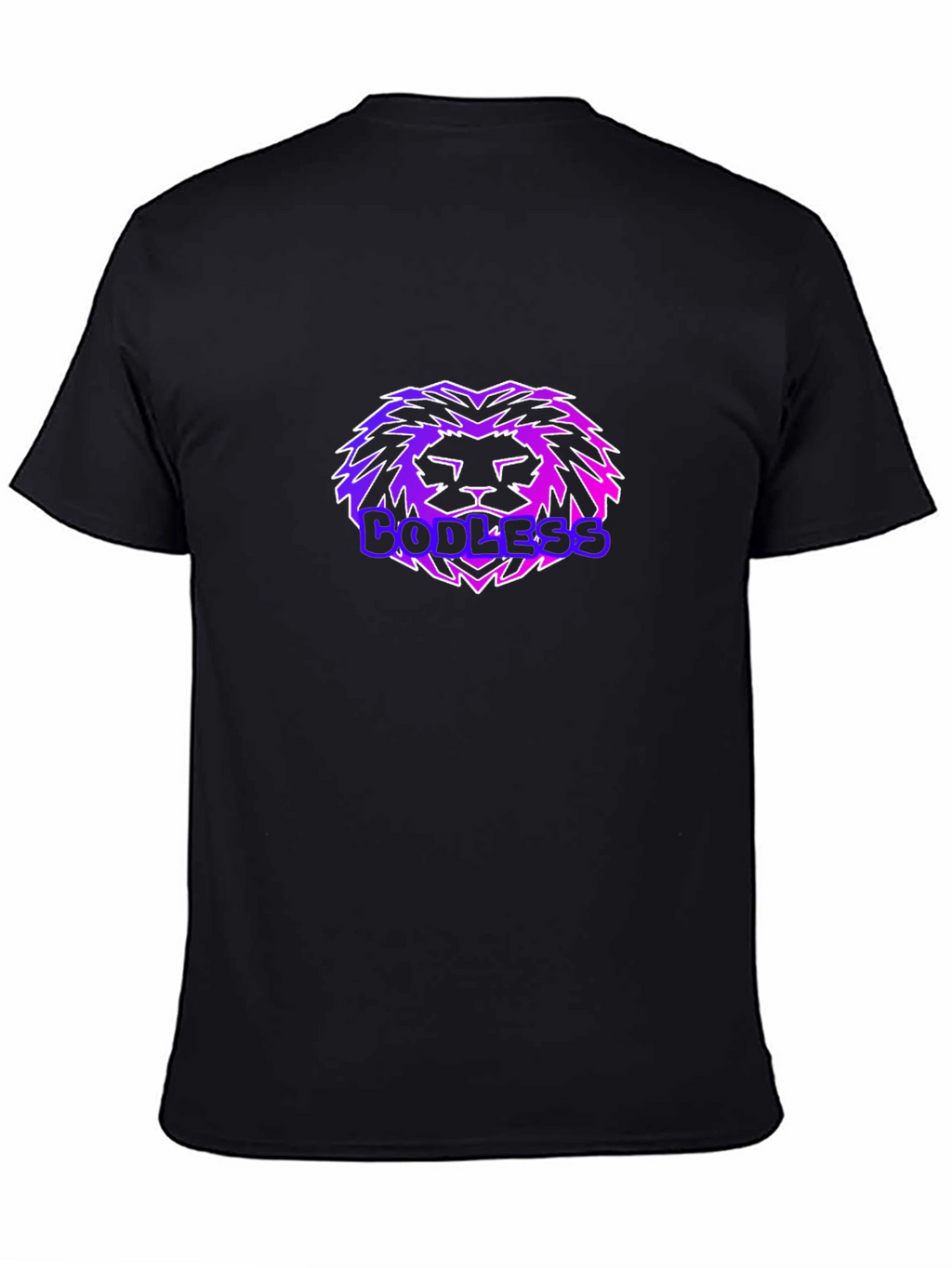 Codeless Lion Black T-Shirt