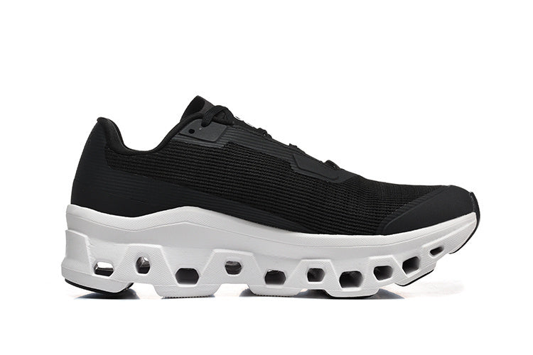 On Run Cloudmonster Void Calle Al Aire Libre Zapatos Black and white