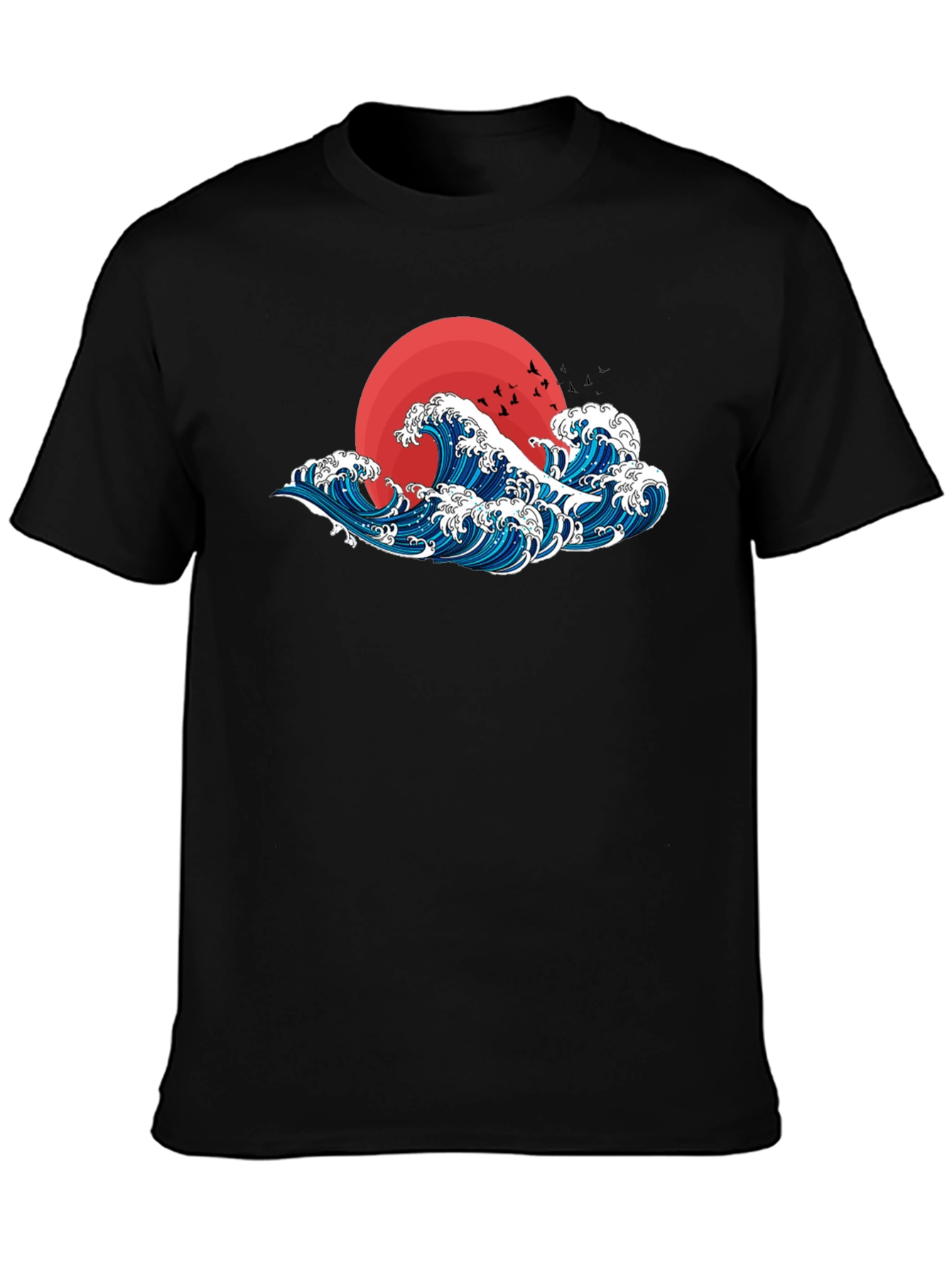 Great Wave Graphic Tee -  Japanese Art Shirt