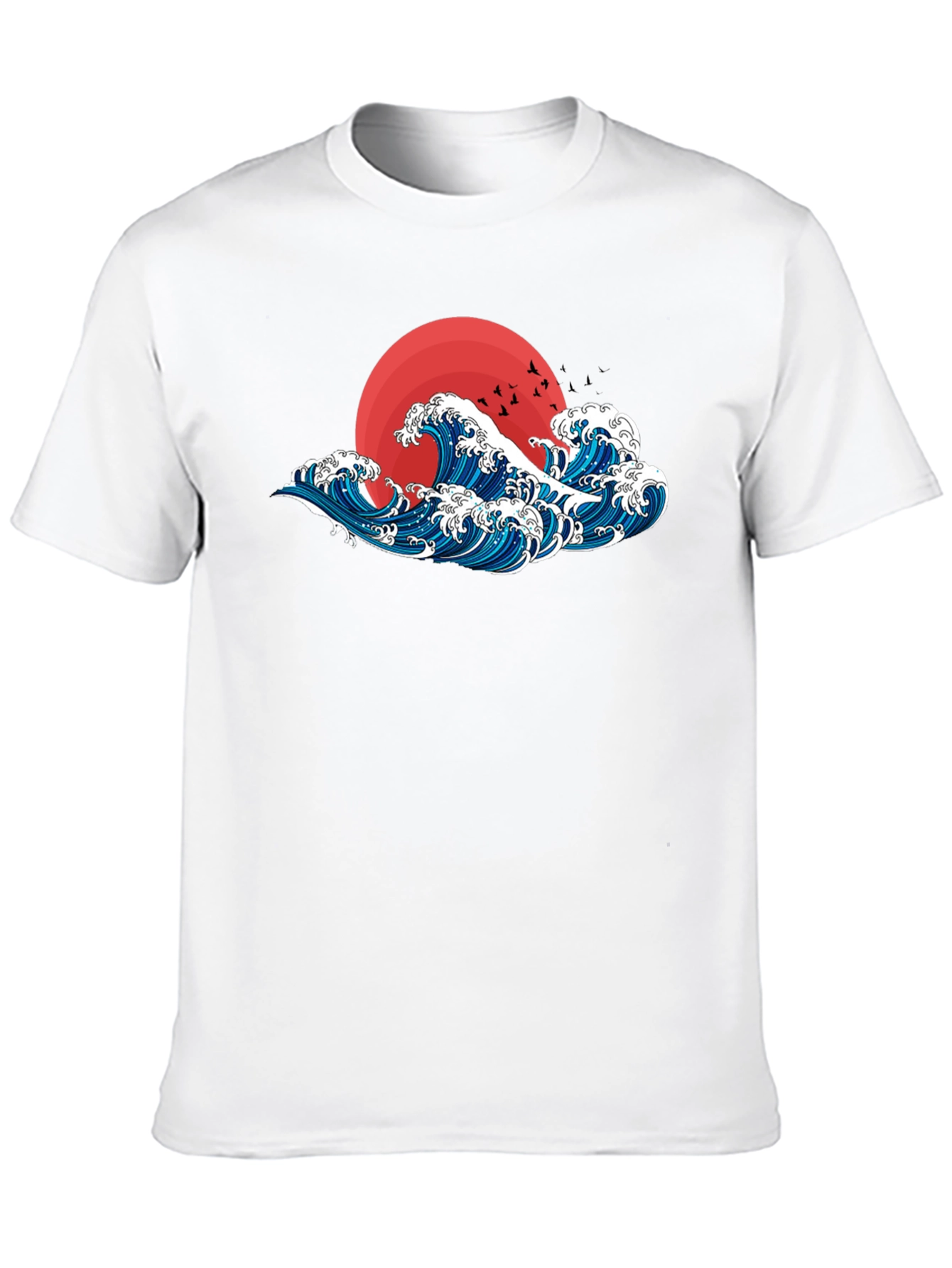 Great Wave Graphic Tee -  Japanese Art Shirt