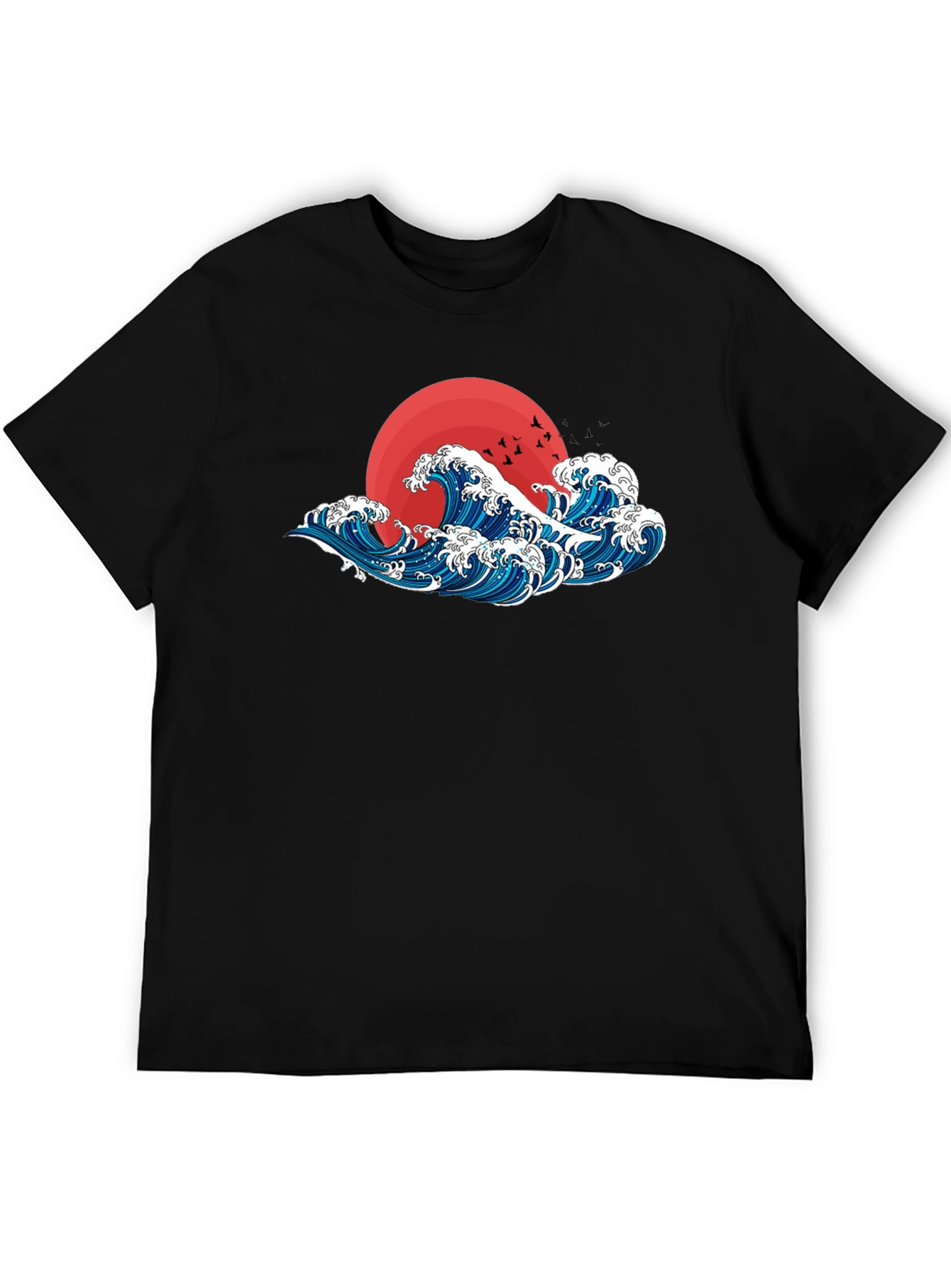 Great Wave Graphic Tee -  Japanese Art Shirt