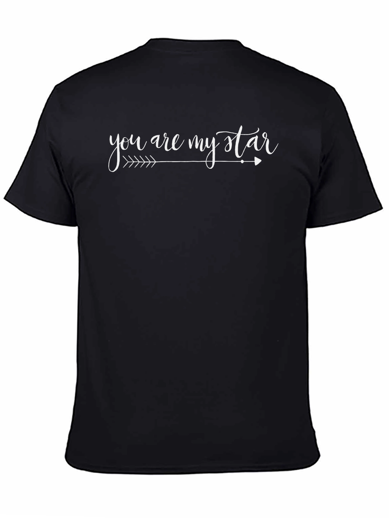 You Are My Star Black Graphic Tee