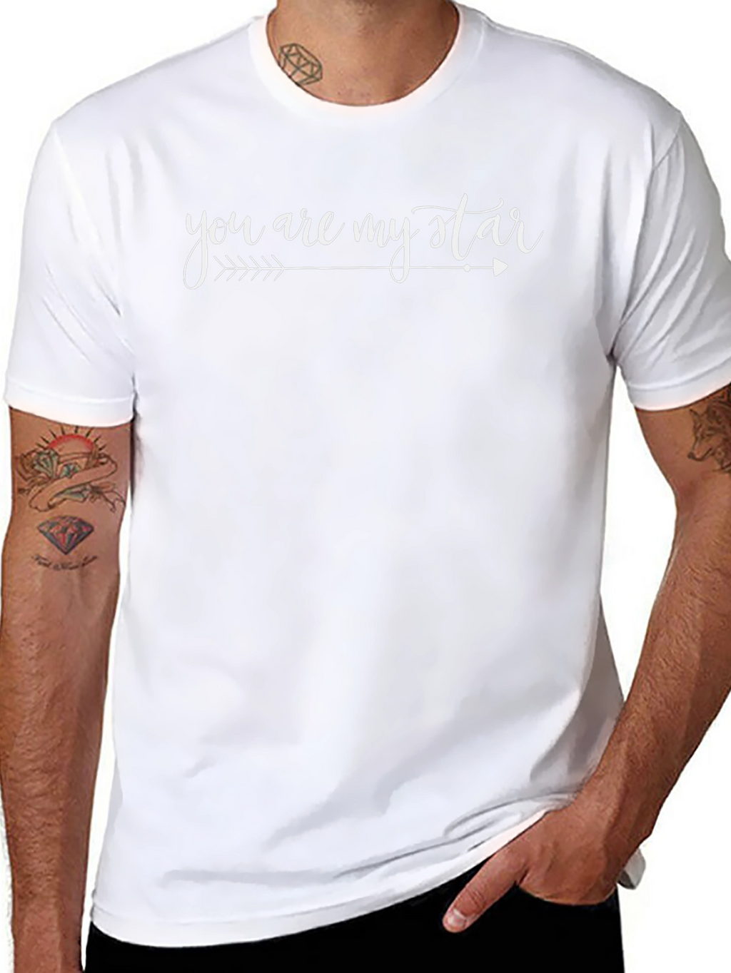 You Are My Star Black Graphic Tee