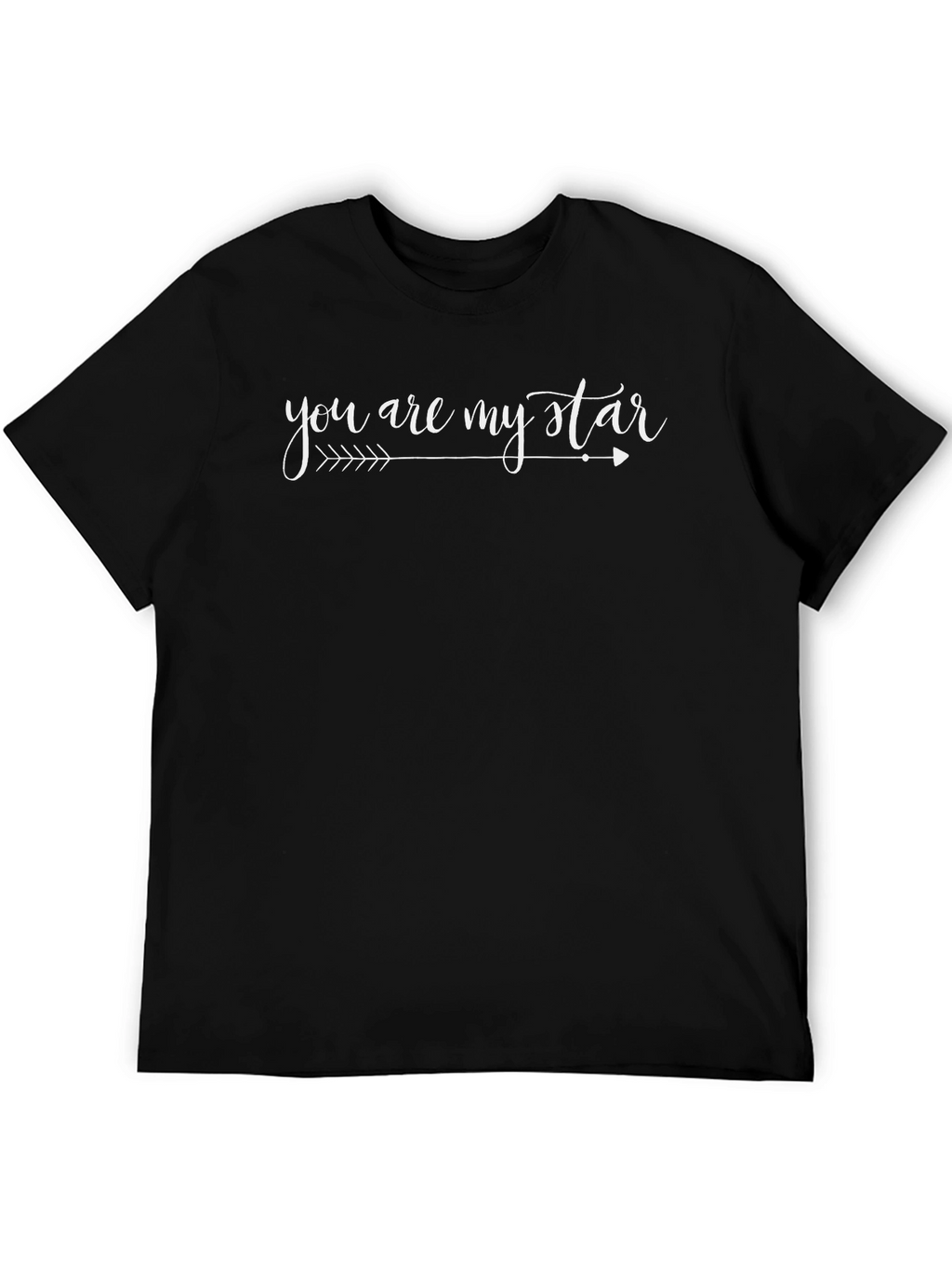 You Are My Star Black Graphic Tee