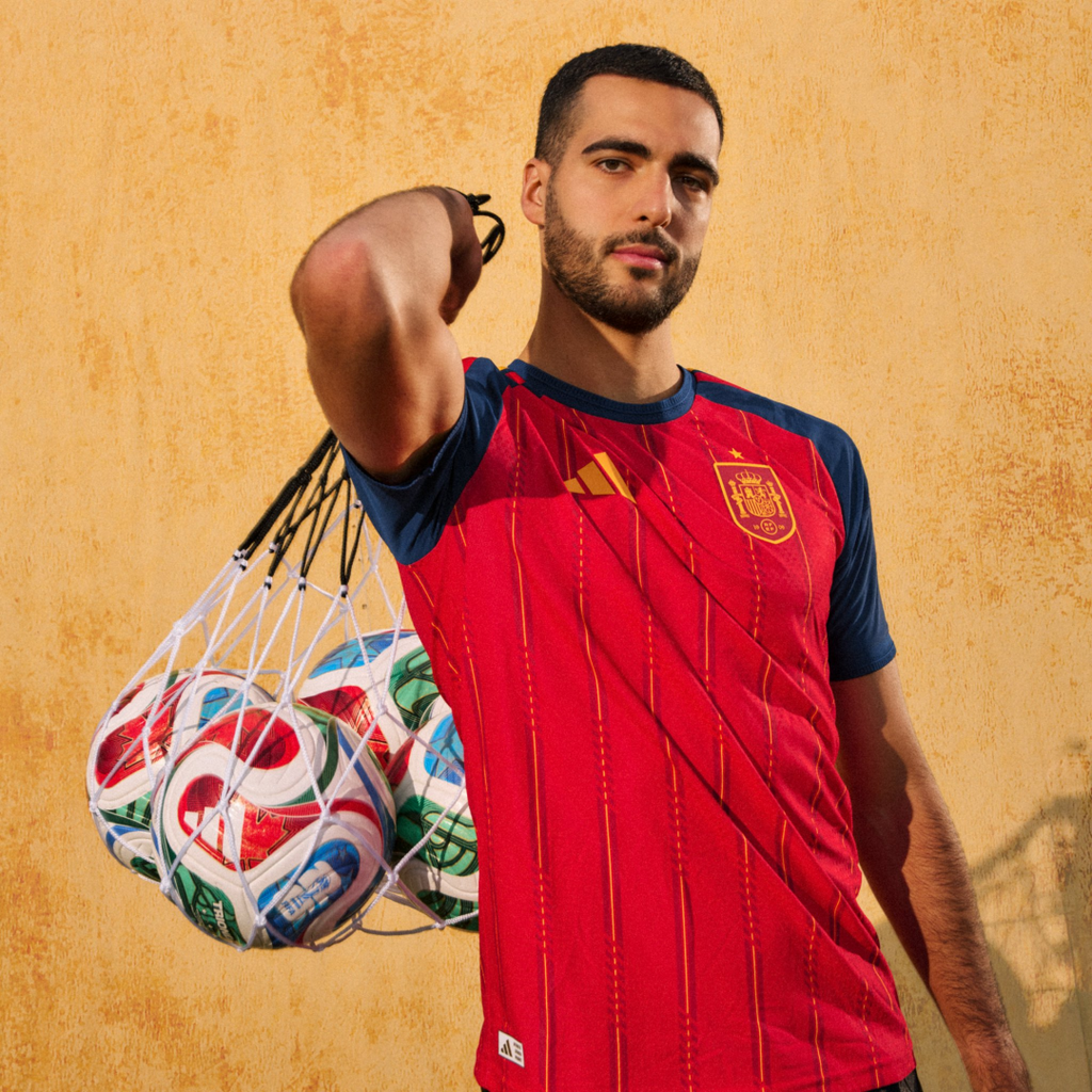 Player Version Spain Home Authentic Jersey World Cup 2026