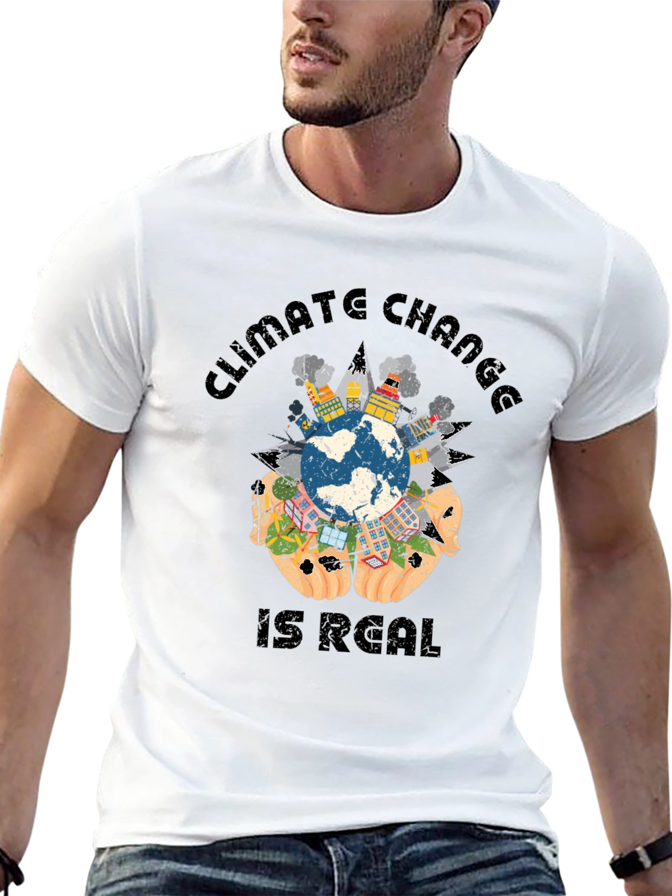 Climate Change Awareness Graphic T-Shirt