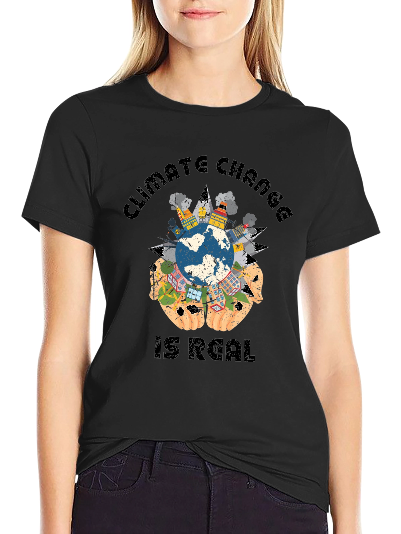 Climate Change Awareness Graphic T-Shirt