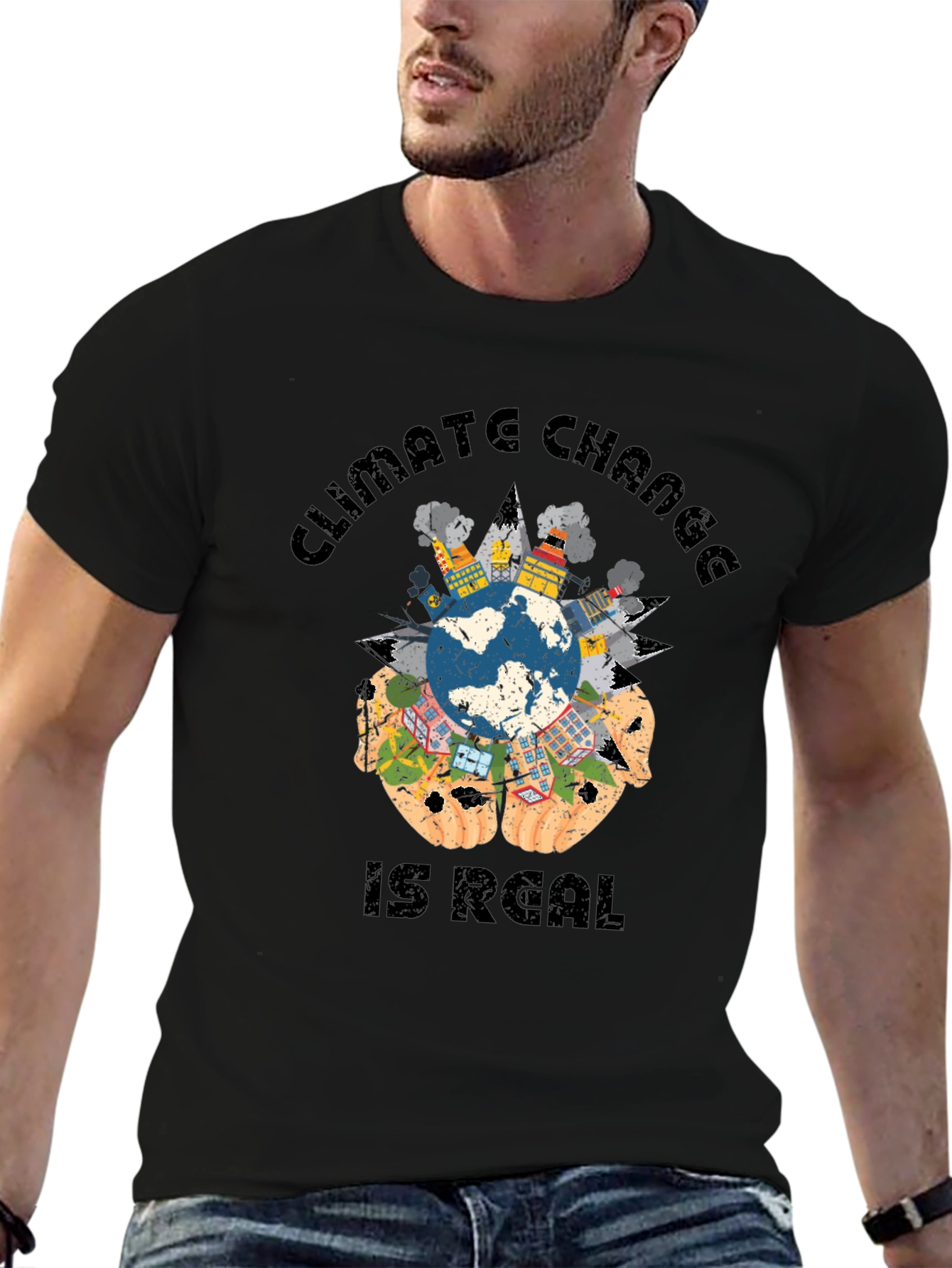 Climate Change Awareness Graphic T-Shirt