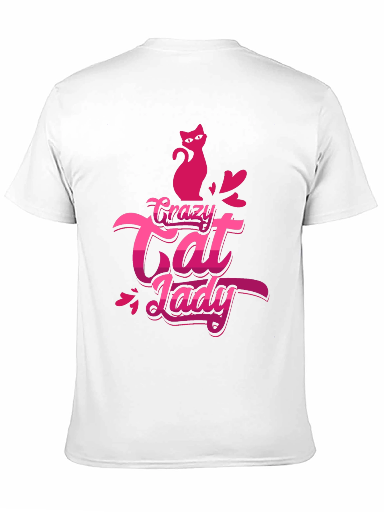 Crazy Cat Lady Black T-Shirt