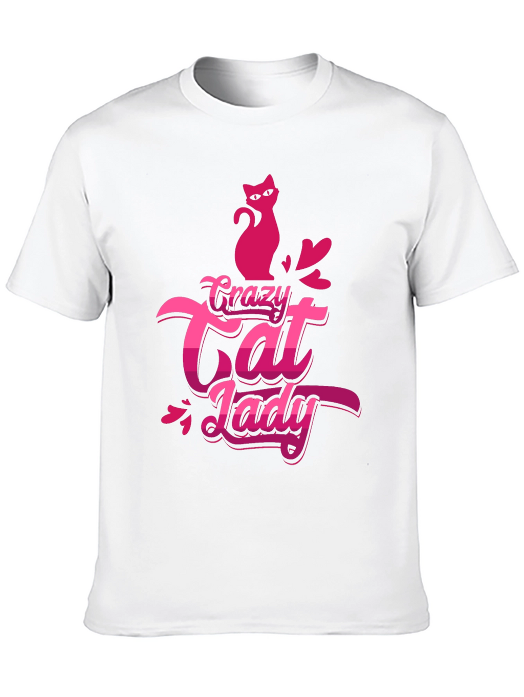 Crazy Cat Lady Black T-Shirt